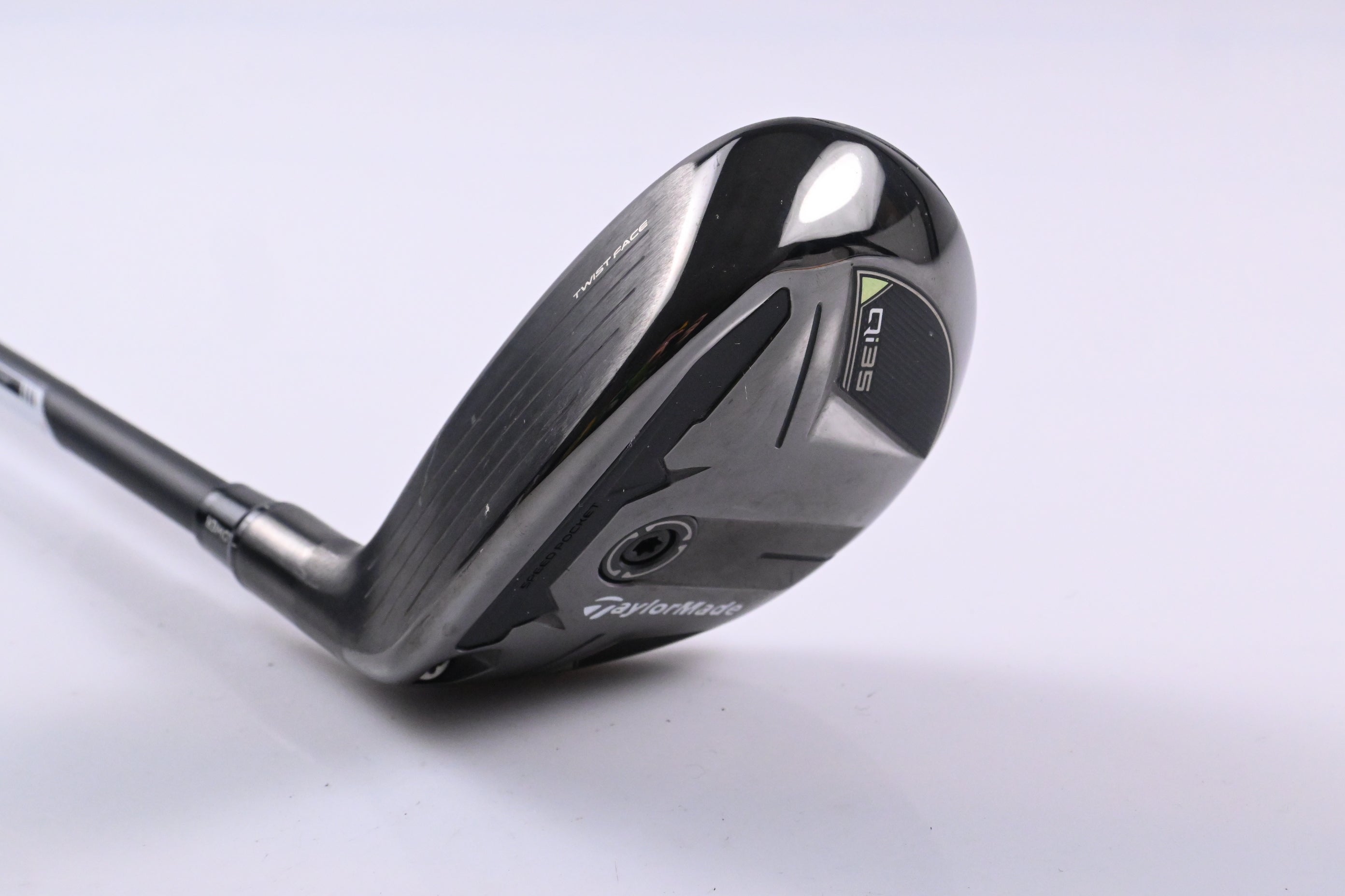 Left Hand Taylormade Qi35 #4 Hybrid / 22 Degree / Regular Flex Ventus Blue 6