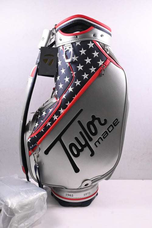 Taylormade Summer Commemorative 2025 Staff Bag / 6-Way Divider / Silver, Navy