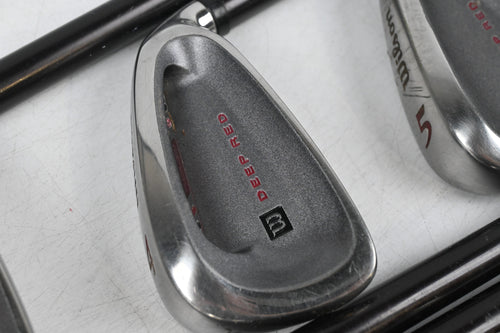 Wilson Deep Red Irons / 4-9i / Regular Flex Fatshaft Shafts