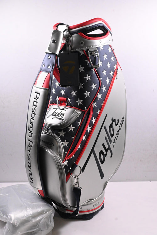 Taylormade Summer Commemorative 2025 Staff Bag / 6-Way Divider / Silver, Navy