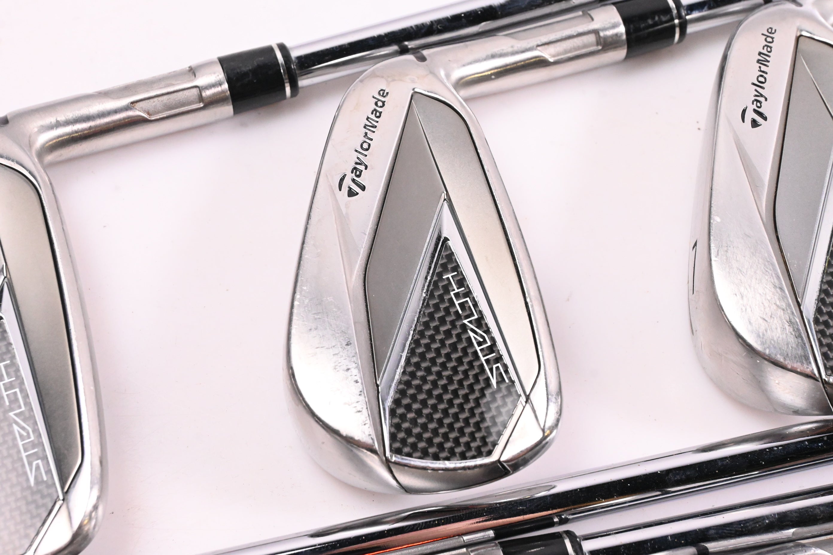 Taylormade Stealth Irons / 5-PW+SW / Stiff Flex KBS MAX MT 85 Shafts