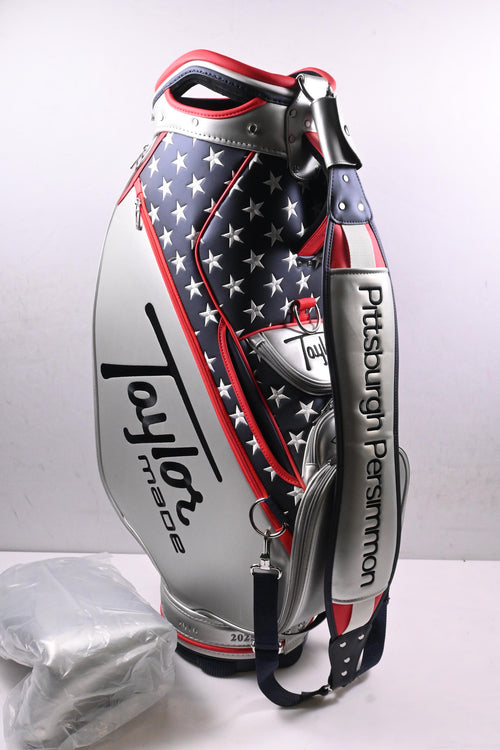 Taylormade Summer Commemorative 2025 Staff Bag / 6-Way Divider / Silver, Navy