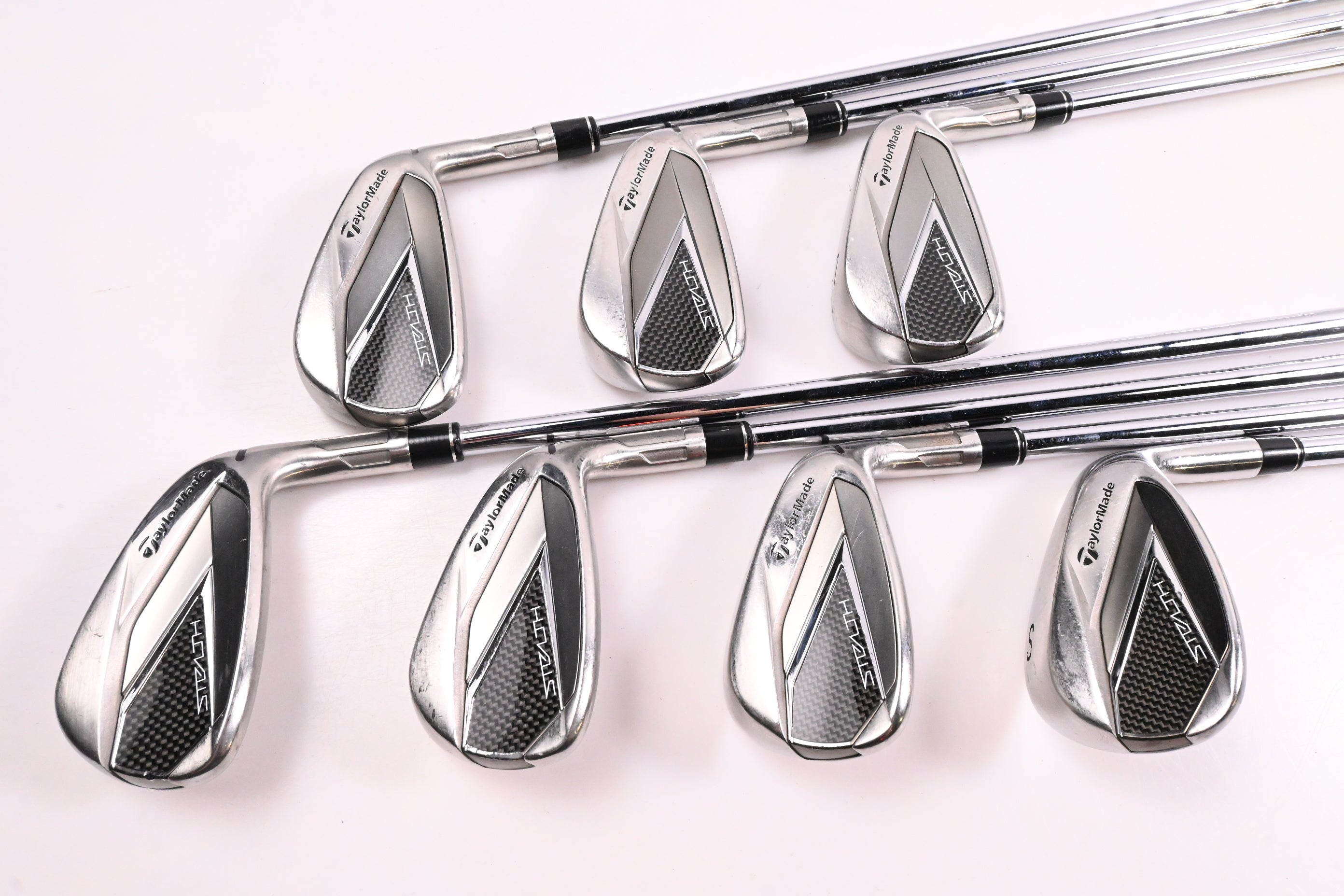 Taylormade Stealth Irons / 5-PW+SW / Stiff Flex KBS MAX MT 85 Shafts
