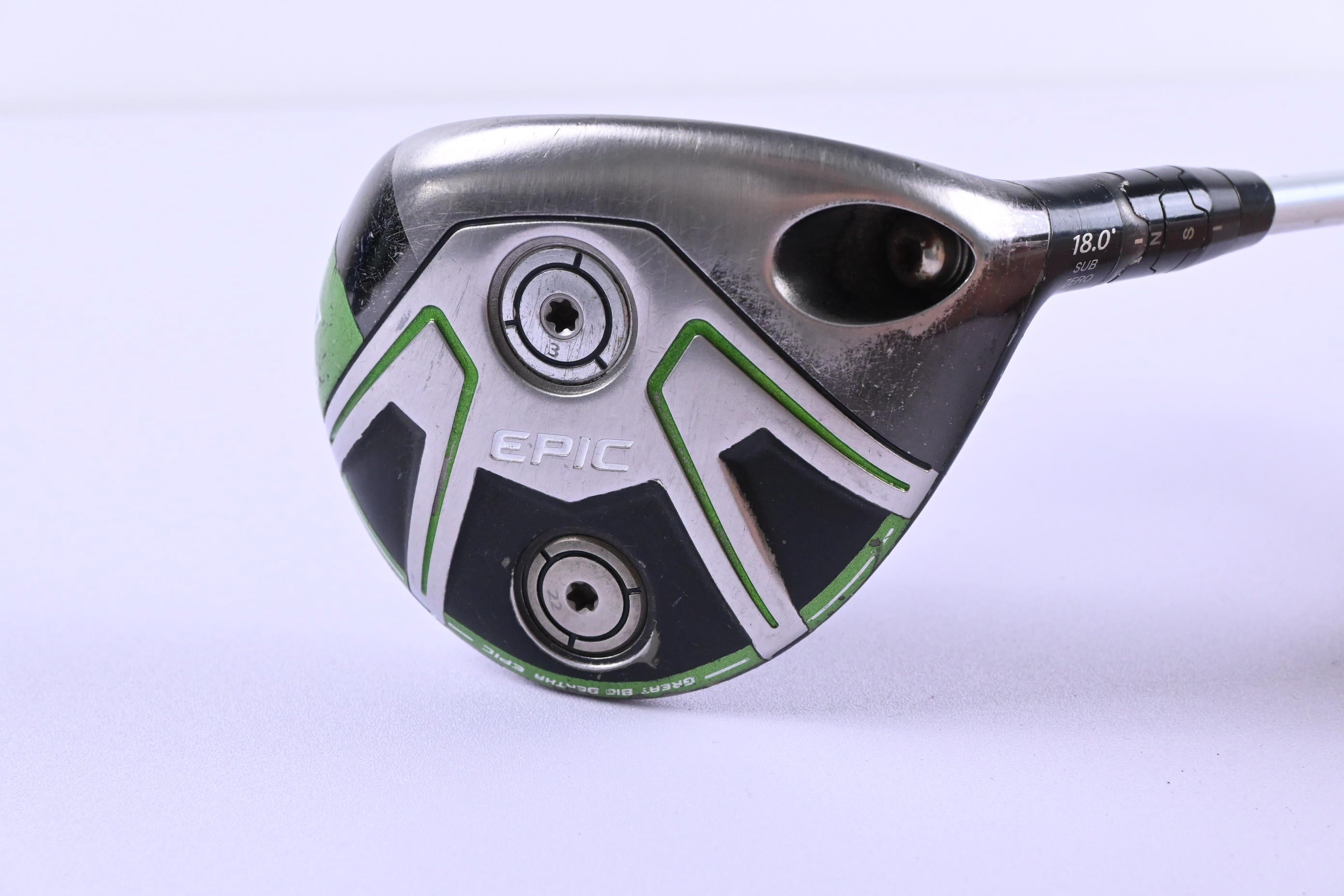 Callaway GBB Epic Sub Zero #5 Wood / 18 Degree / Stiff Flex UST ProForce VTS 6
