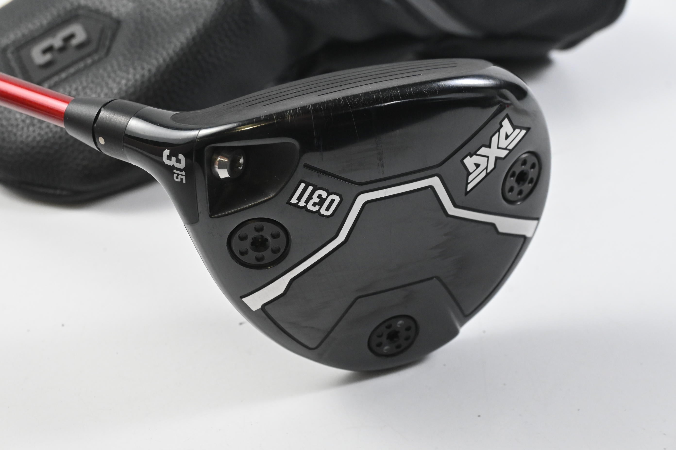 Left Hand PXG 0311 Black Ops #3 Wood / 15 Degree / Stiff Flex Denali Red 60