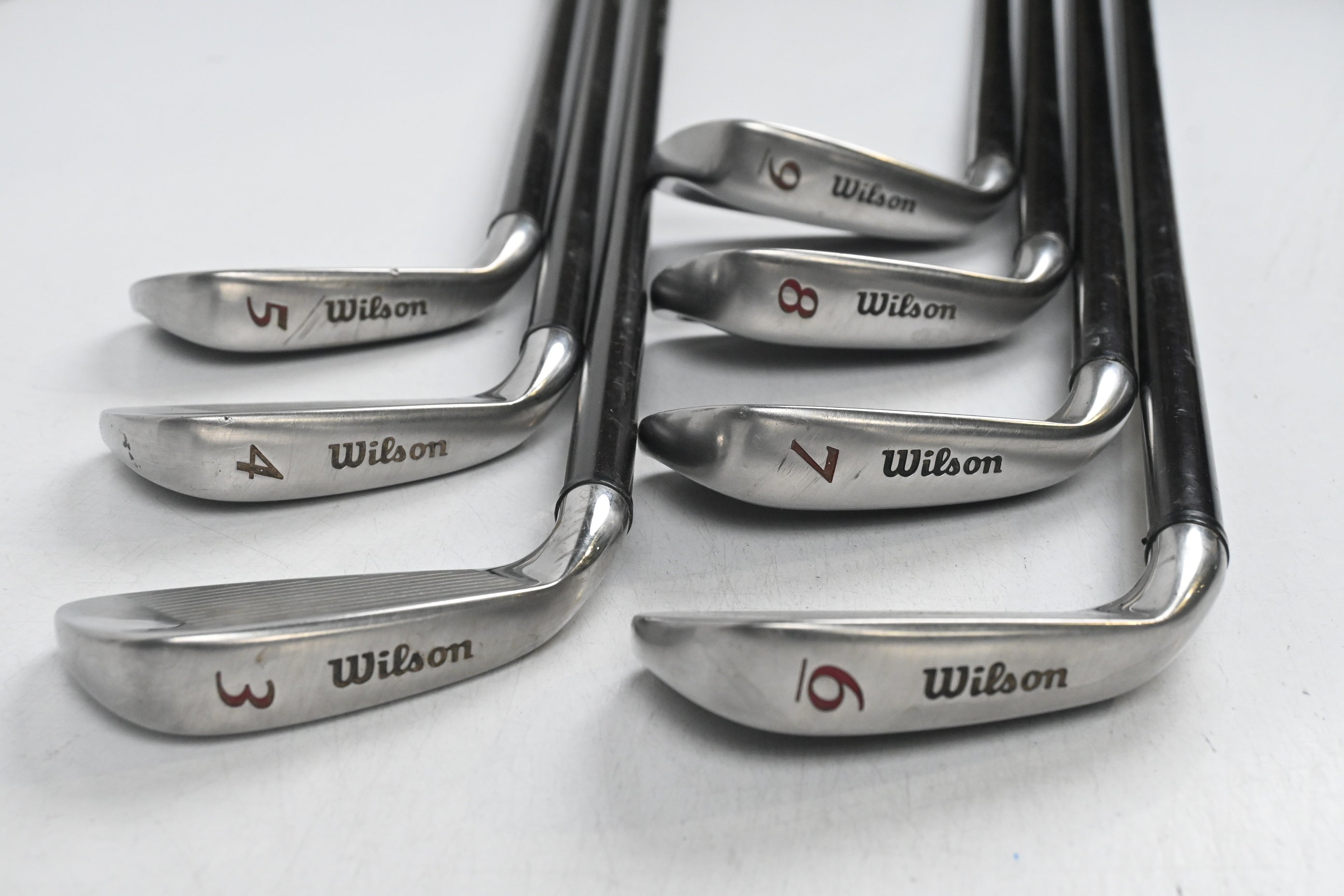 Wilson Deep Red Irons / 4-9i / Regular Flex Fatshaft Shafts