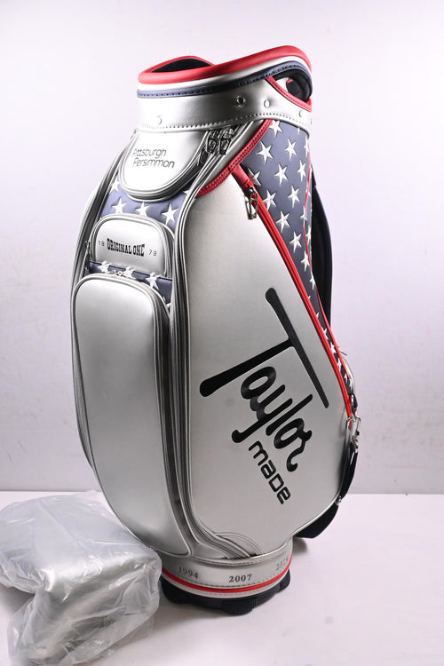 Taylormade Summer Commemorative 2025 Staff Bag / 6-Way Divider / Silver, Navy