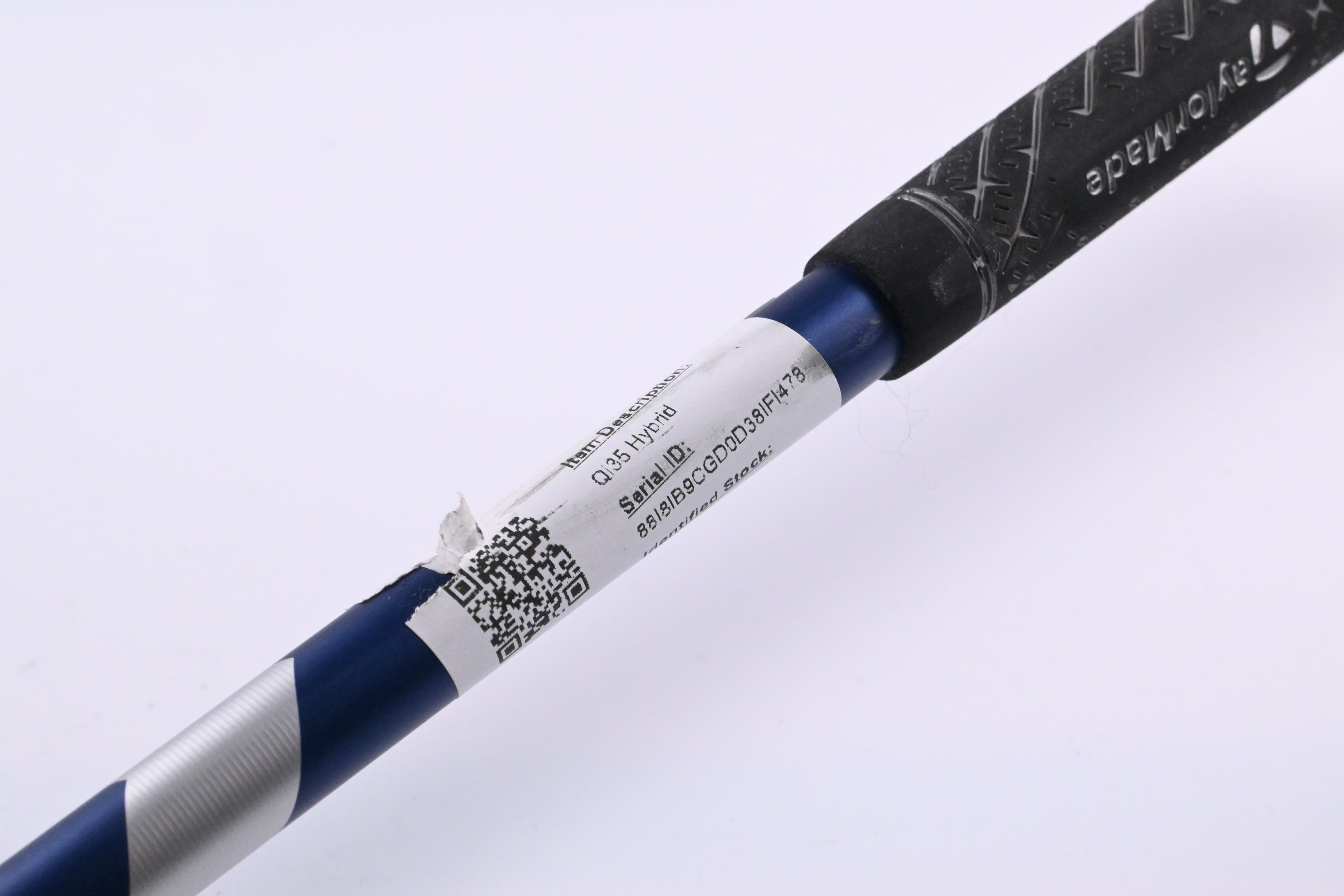 Left Hand Taylormade Qi35 #4 Hybrid / 22 Degree / Regular Flex Ventus Blue 6