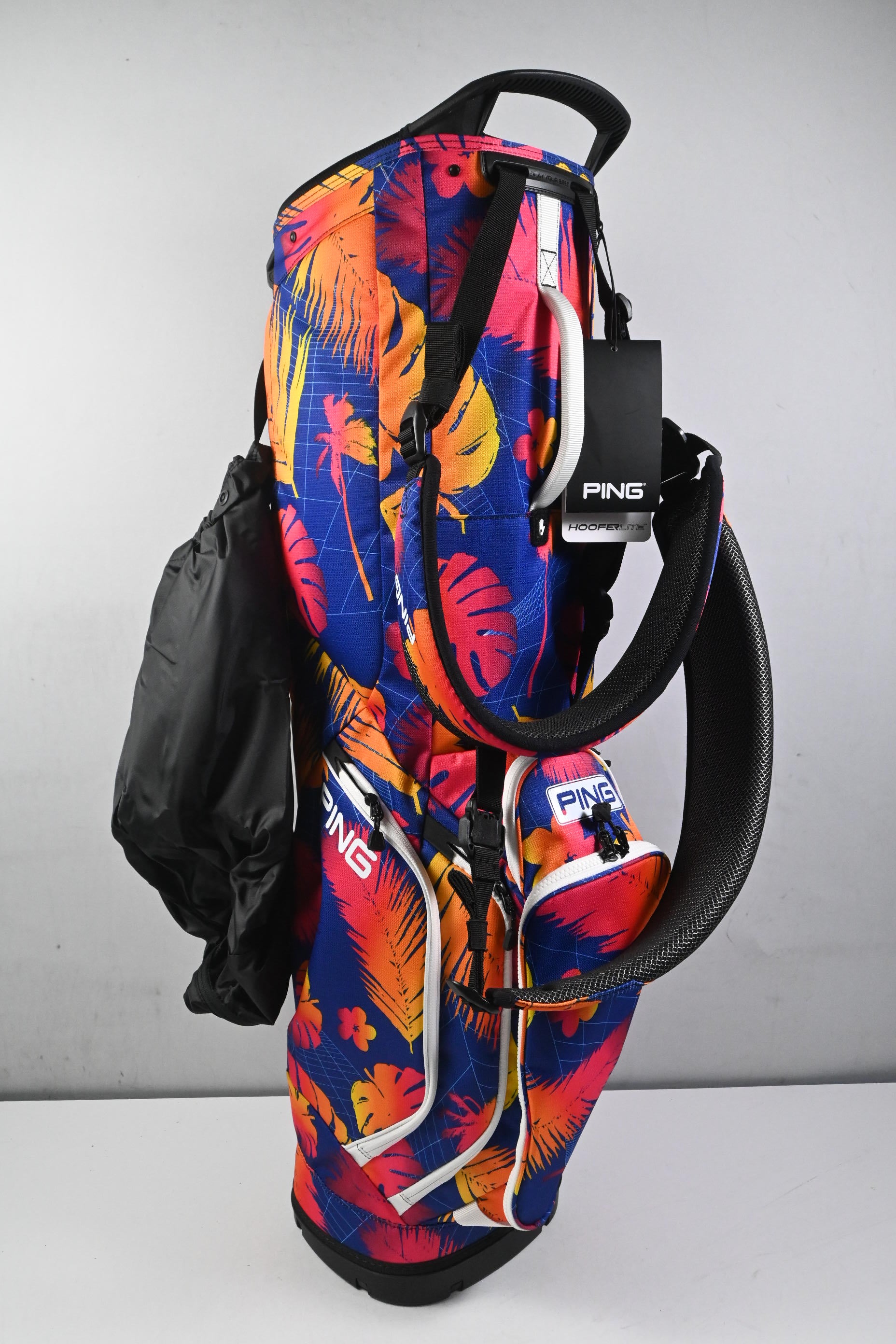 Ping Hoofer Lite Stand Bag / 4-Way divider / Blue, Orange & Pink