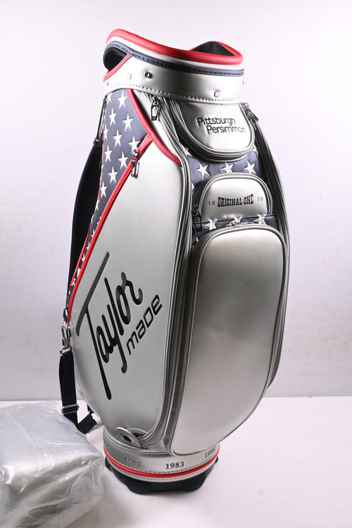 Taylormade Summer Commemorative 2025 Staff Bag / 6-Way Divider / Silver, Navy