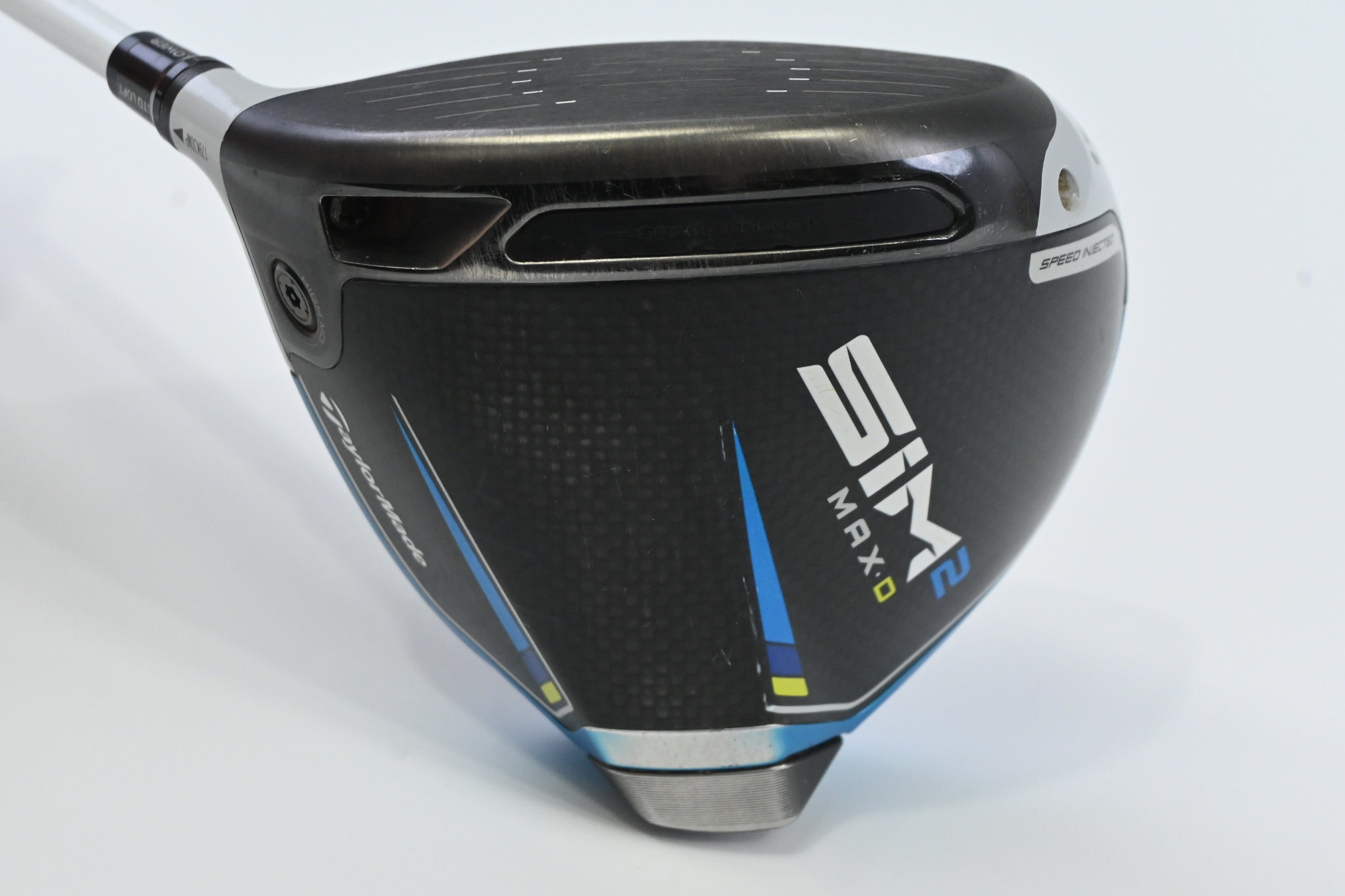 Left Hand Taylormade SIM2 Max D Driver / 10.5 Degree / Regular Flex AirSpeeder
