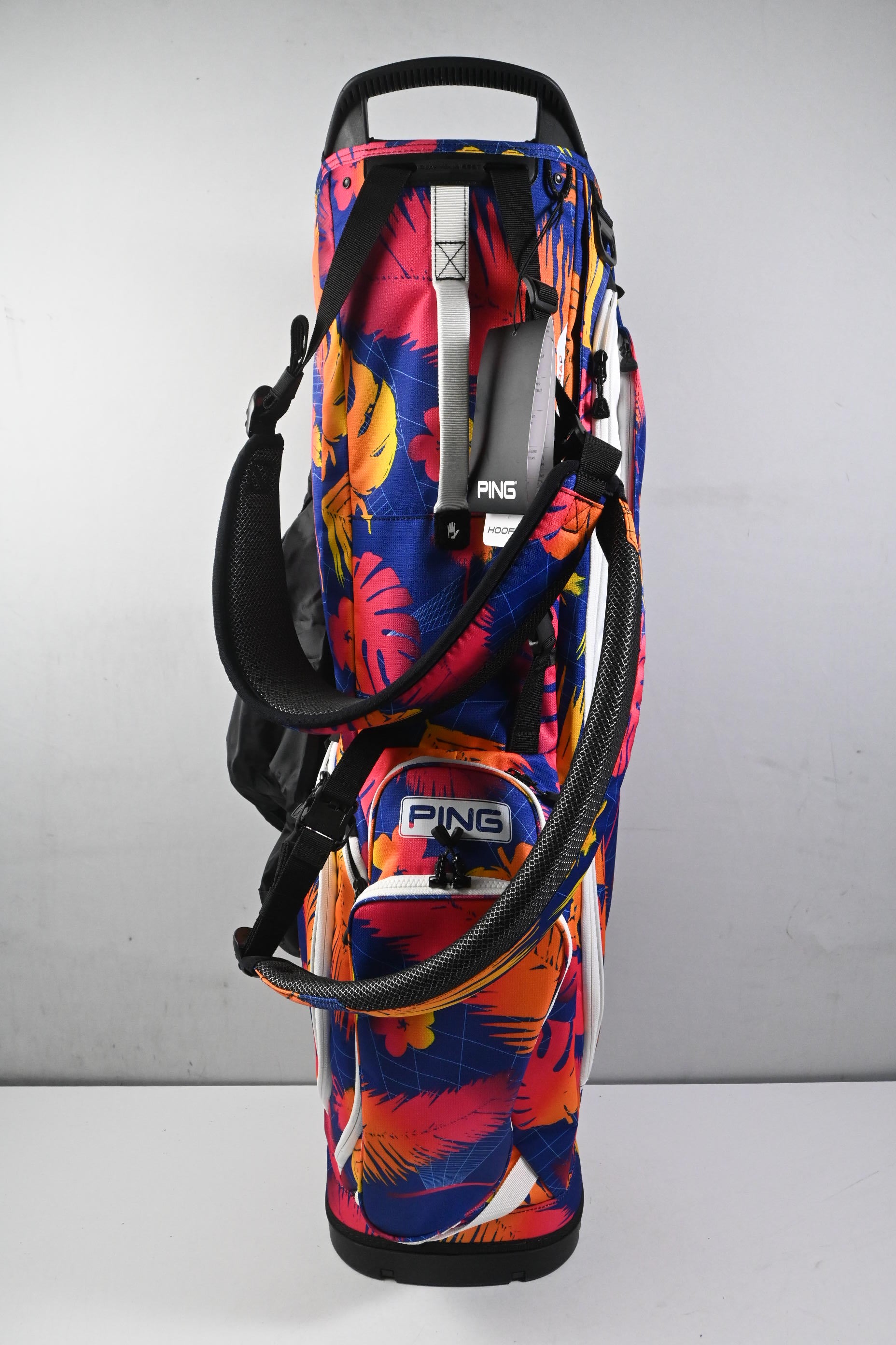 Ping Hoofer Lite Stand Bag / 4-Way divider / Blue, Orange & Pink