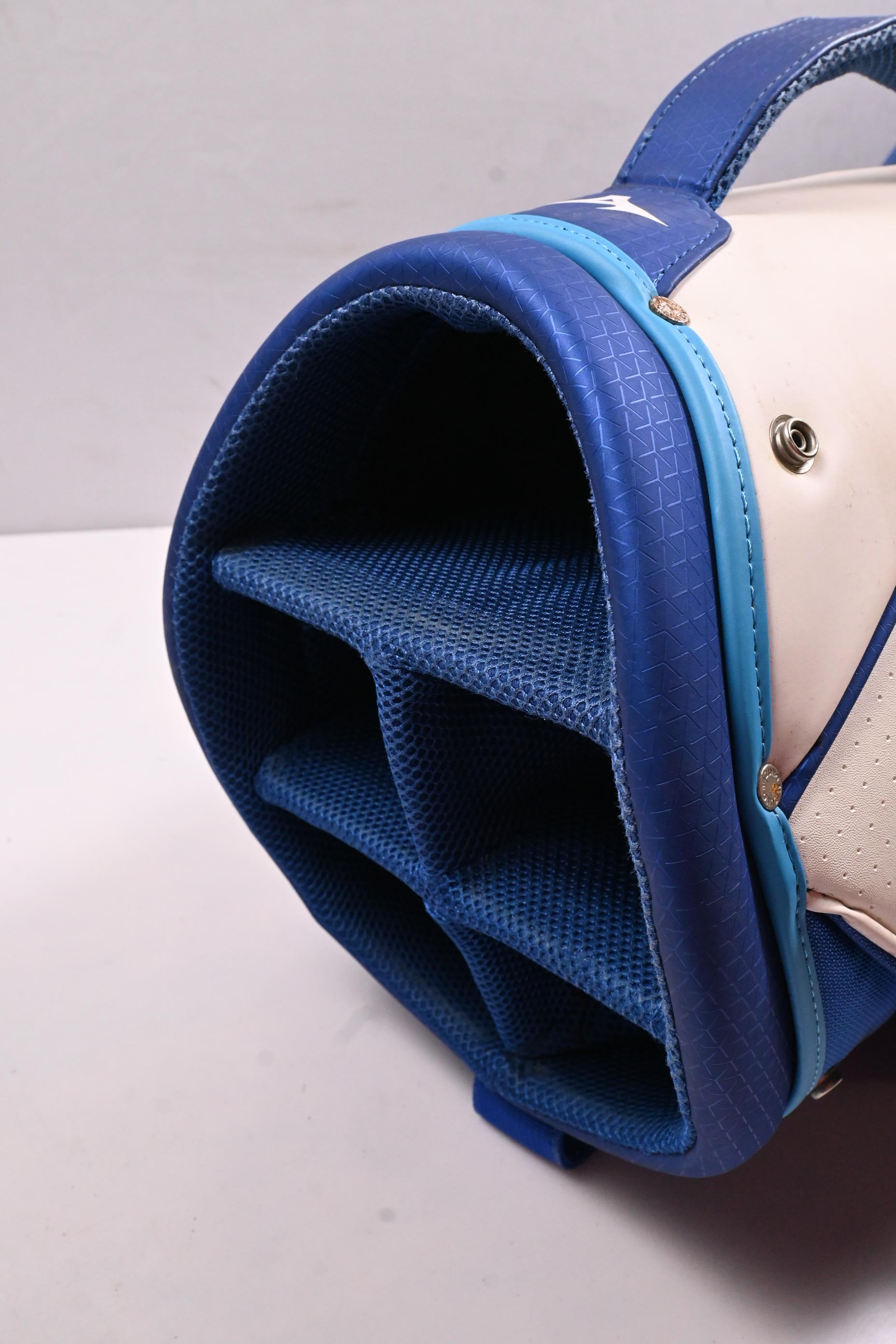 Mizuno Staff Cart Bag / 5-Way Divider / White, Blue