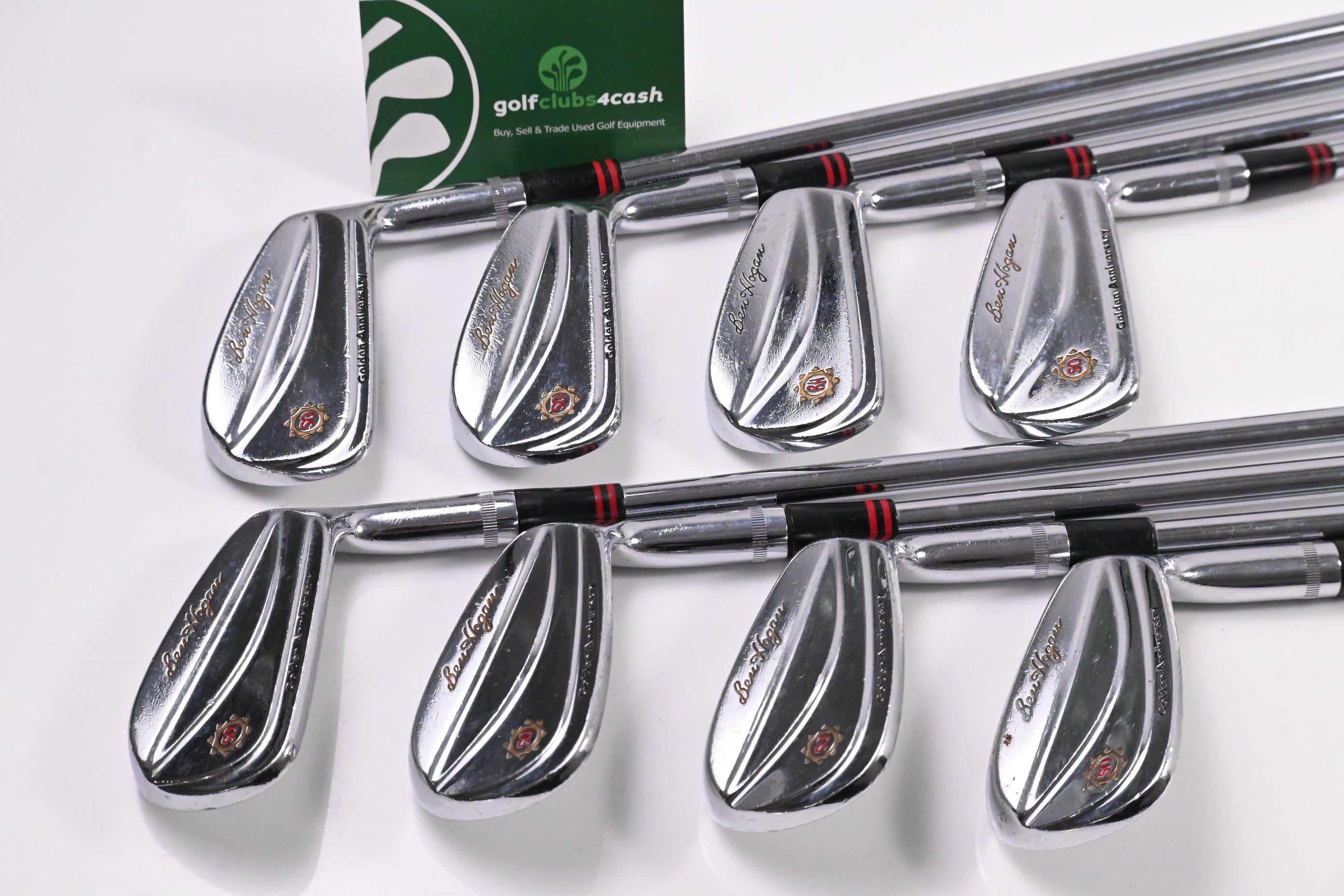 Ben Hogan 50Th Anniversary Irons / 3-PW / Stiff Flex Ben Hogan Apex Shafts