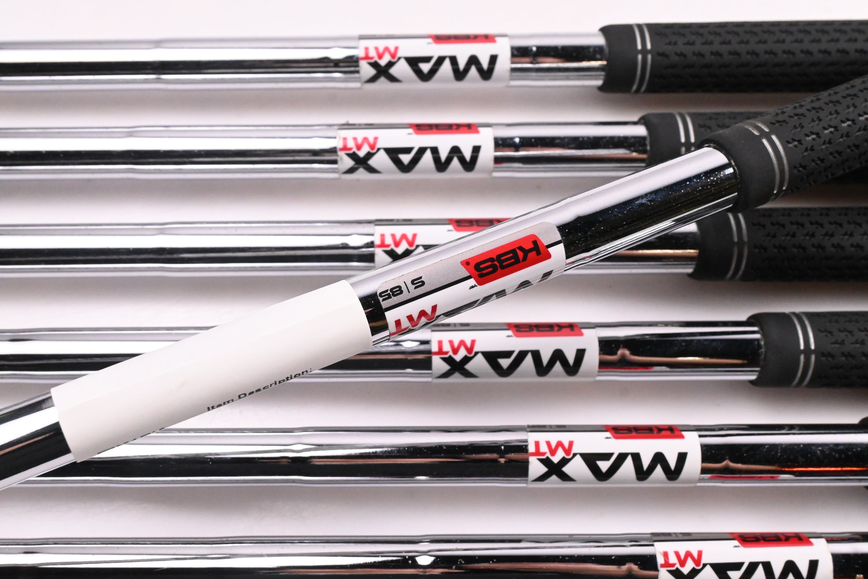 Taylormade Stealth Irons / 5-PW+SW / Stiff Flex KBS MAX MT 85 Shafts