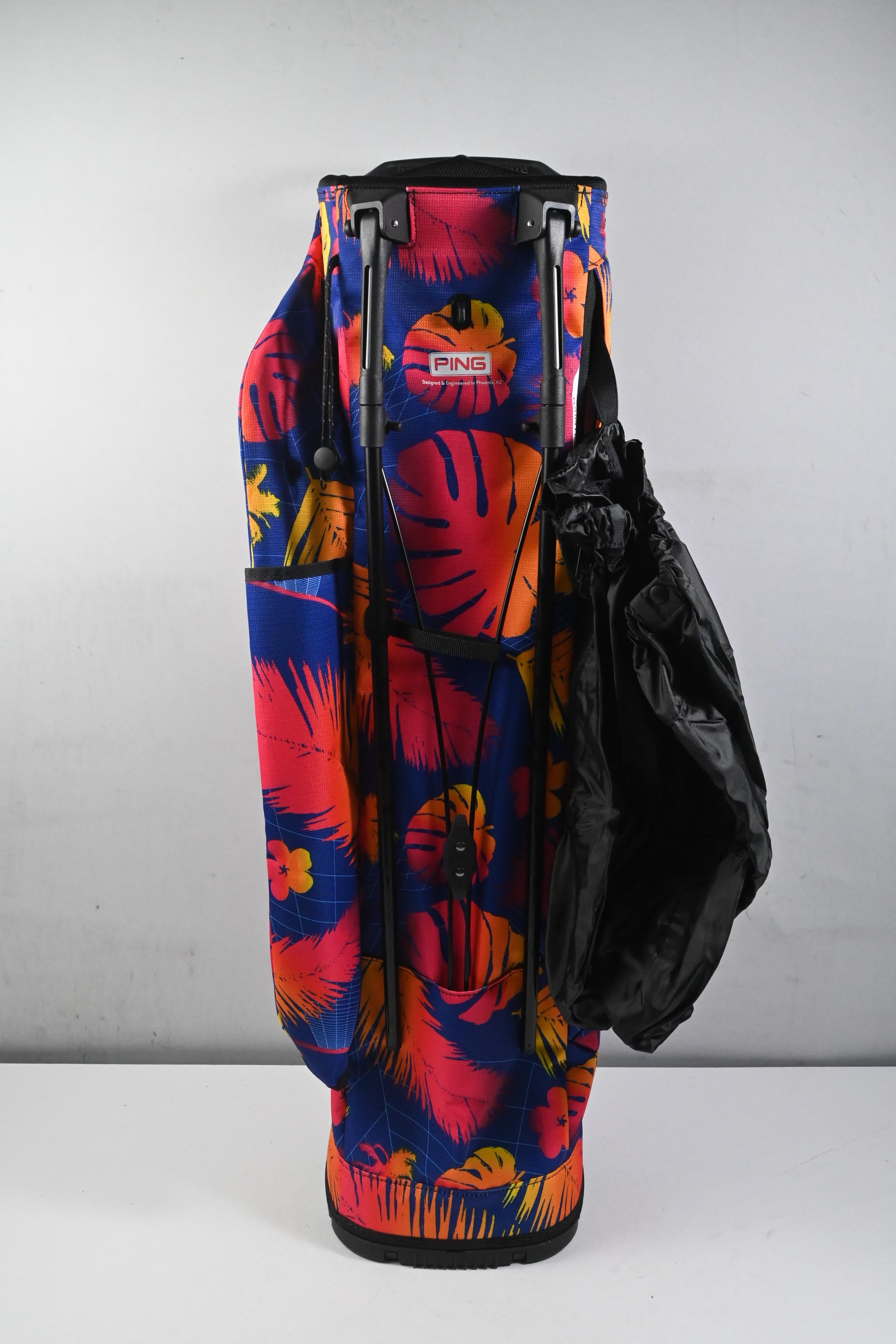 Ping Hoofer Lite Stand Bag / 4-Way divider / Blue, Orange & Pink