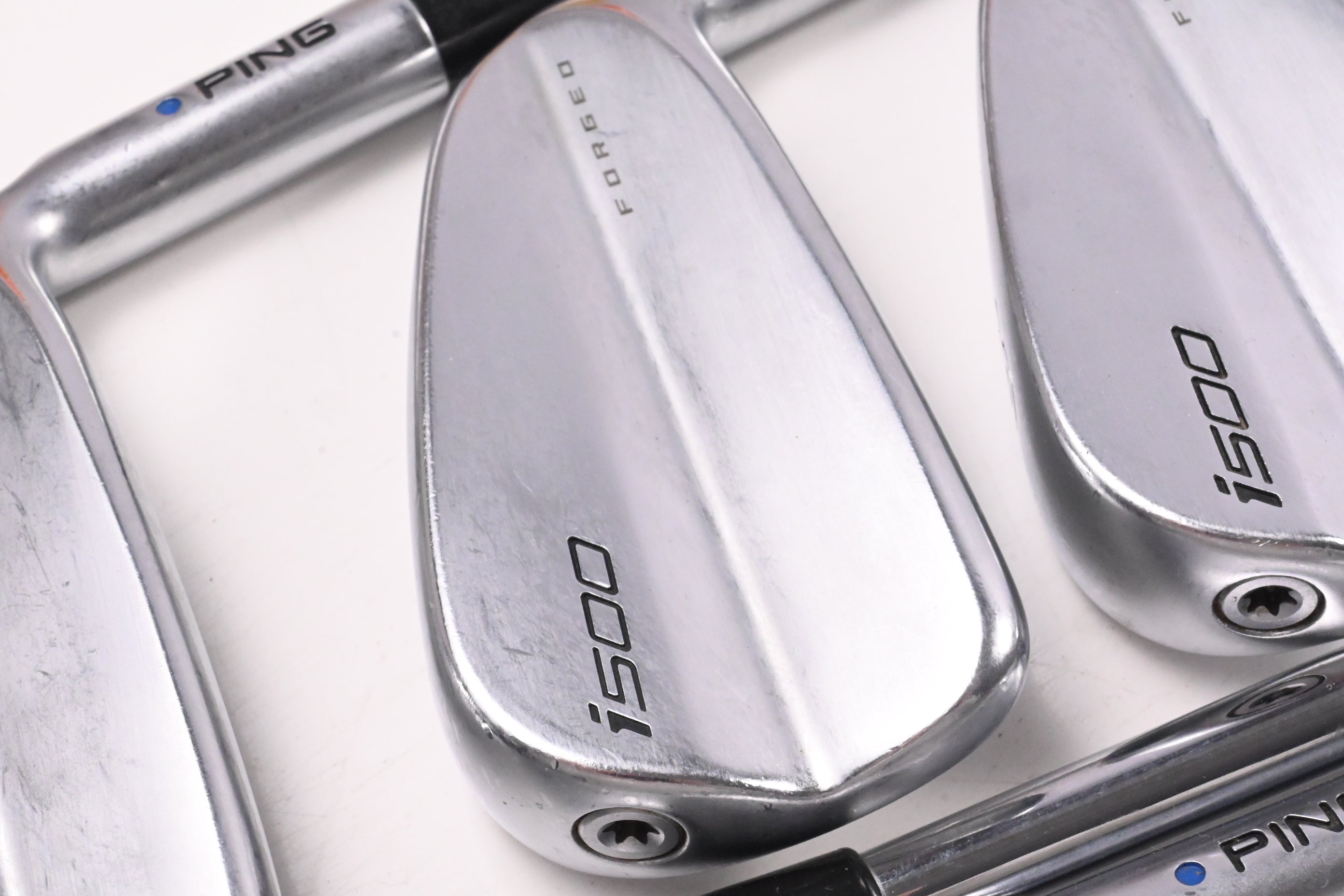 Ping i500 Irons / 4-PW+UW / Blue Dot / Regular Plus Flex Project X LZ 115 Shafts