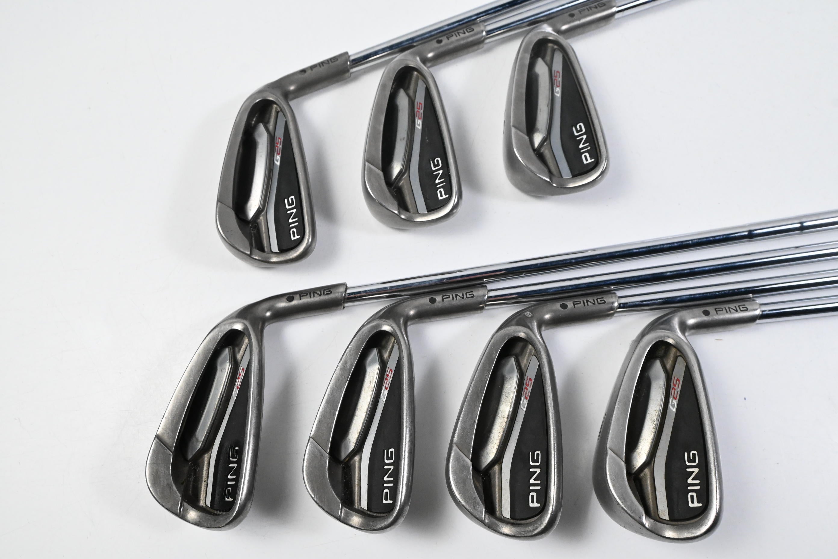 Ping G25 Irons / 4-PW / Black Dot / Regular Flex Ping CFS Shafts