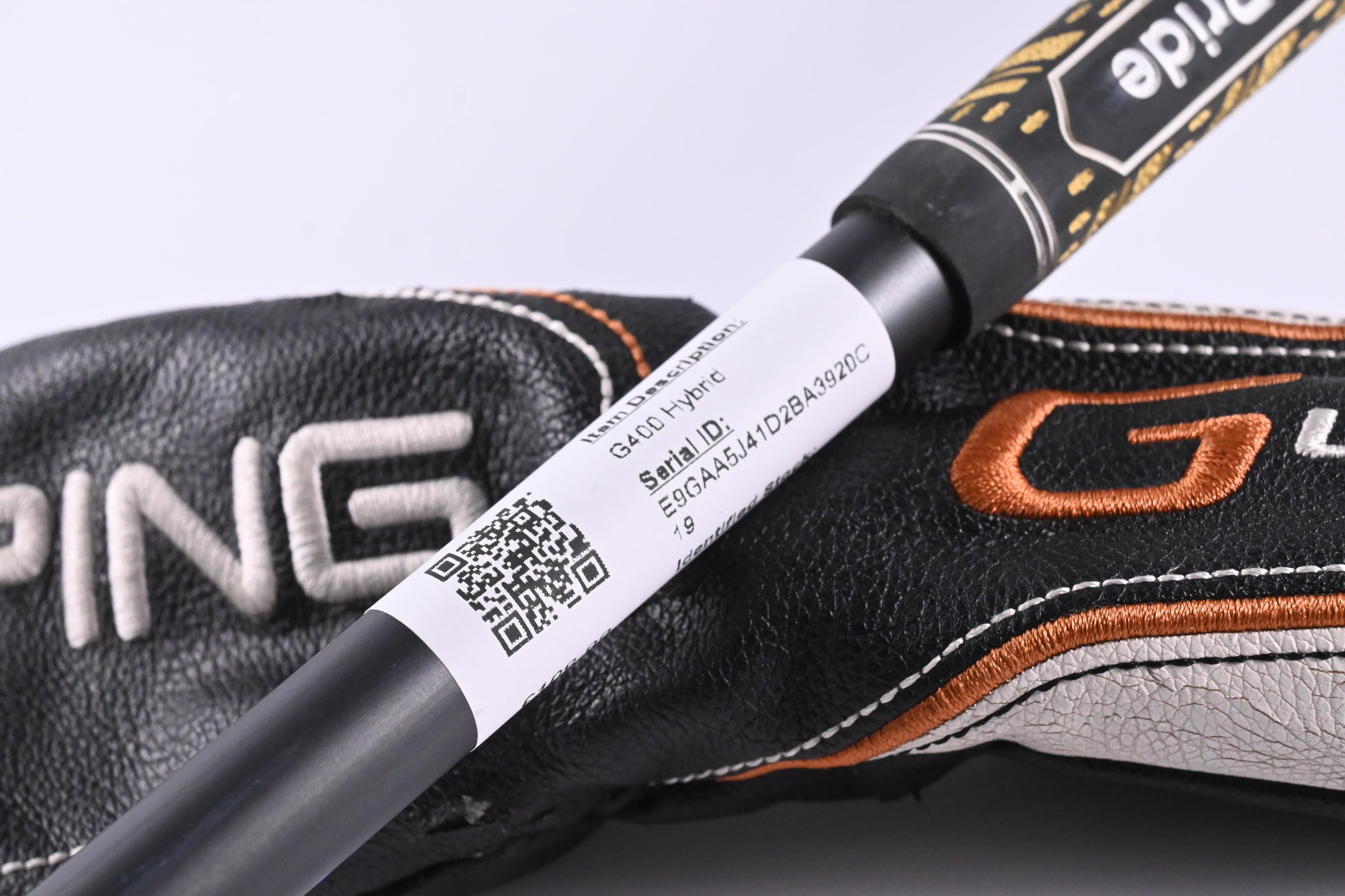 Ping G400 #3 Hybrid / 19 Degree / Stiff Flex HZRDUS Smoke Black 80 Shaft