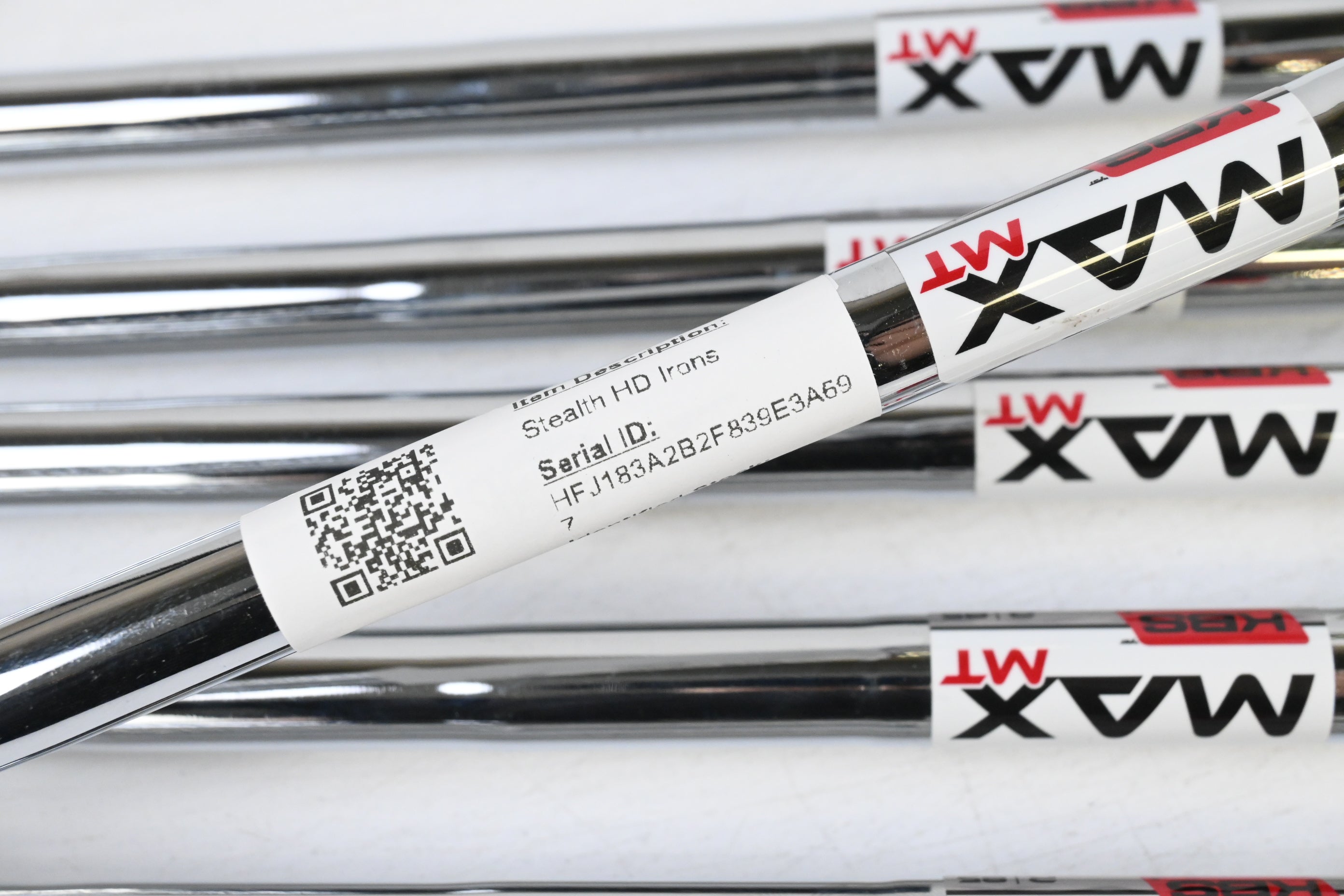 Taylormade Stealth HD Irons / 5-PW / Regular Flex KBS MAX MT 85 Shafts