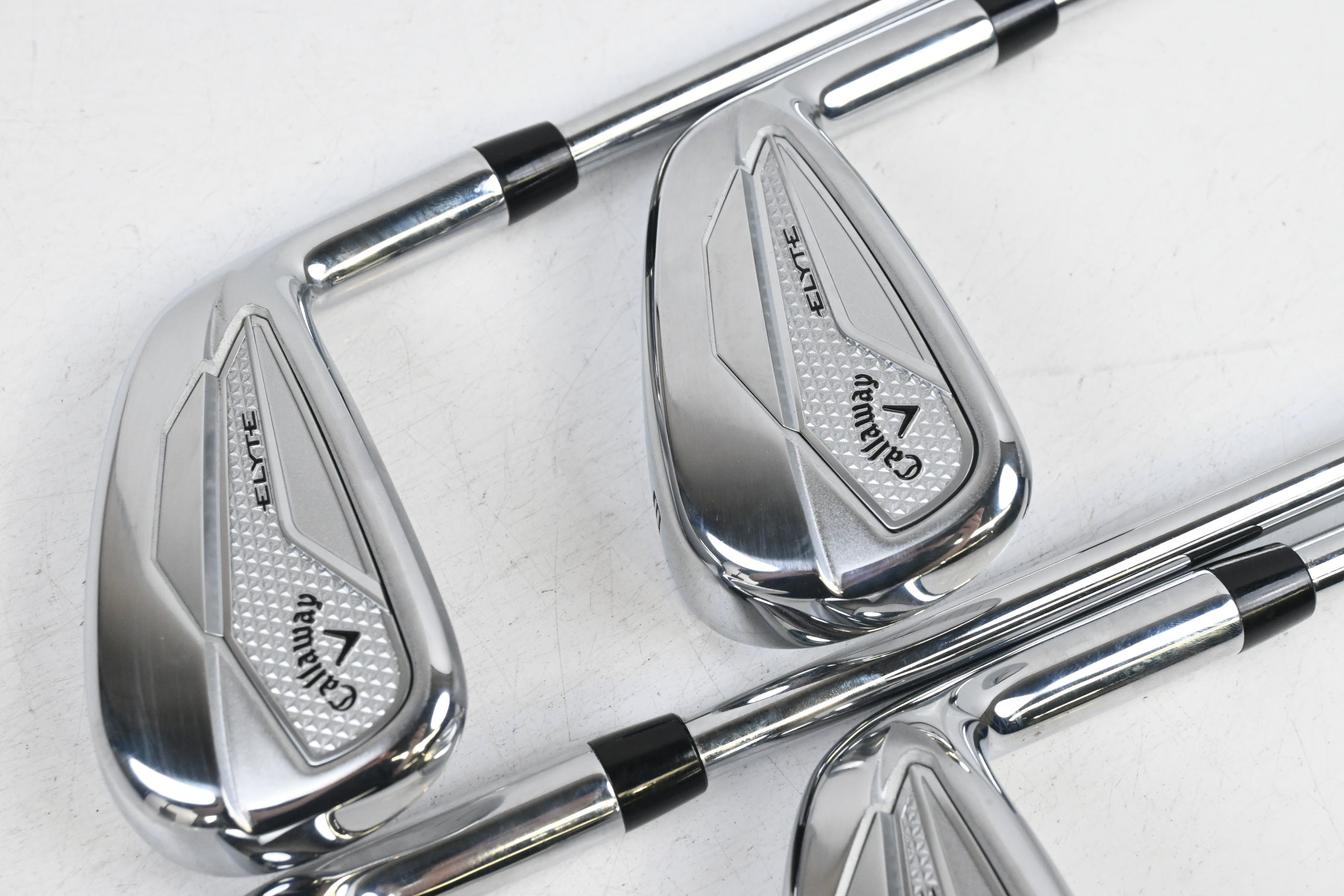 Callaway Elyte Irons / 7-PW / Stiff Flex Vector 90 Shafts
