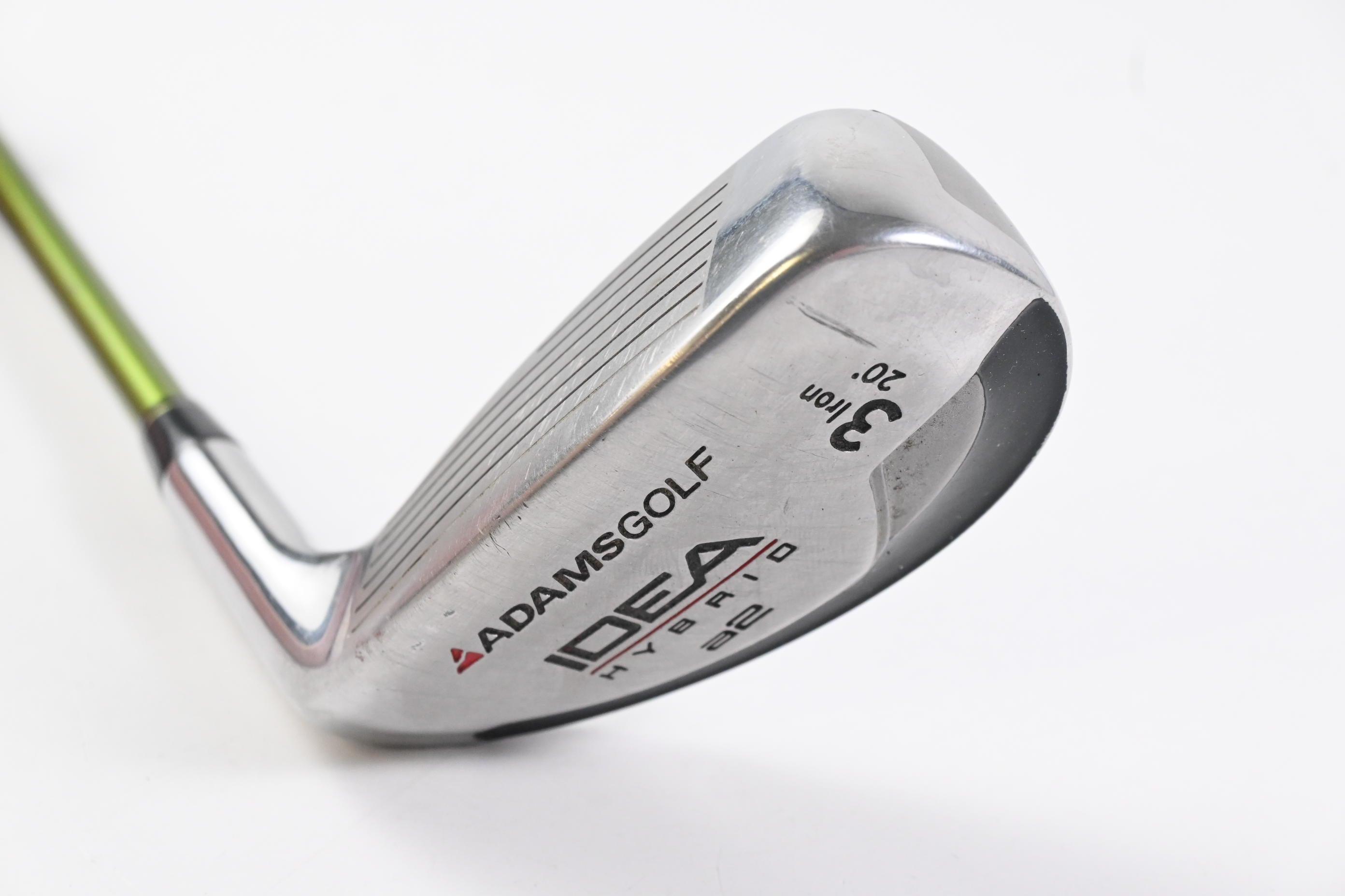 Left Hand Adams Idea A2 #3 Hybrid / 20 Degree / Regular Flex Aldila NV Green 85
