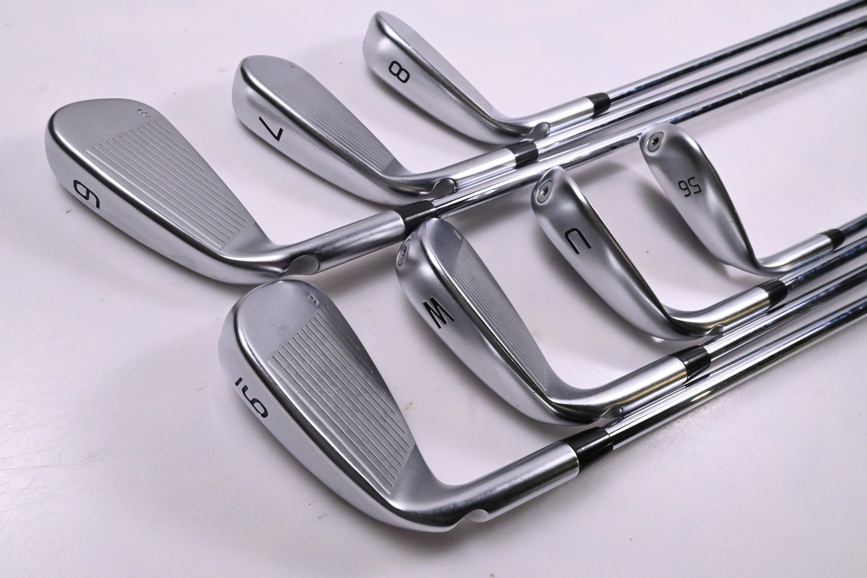 Ping G440 Irons / 6-PW+GW+56° / Blue Dot / Regular Flex Ping AWT 3.0 Shafts
