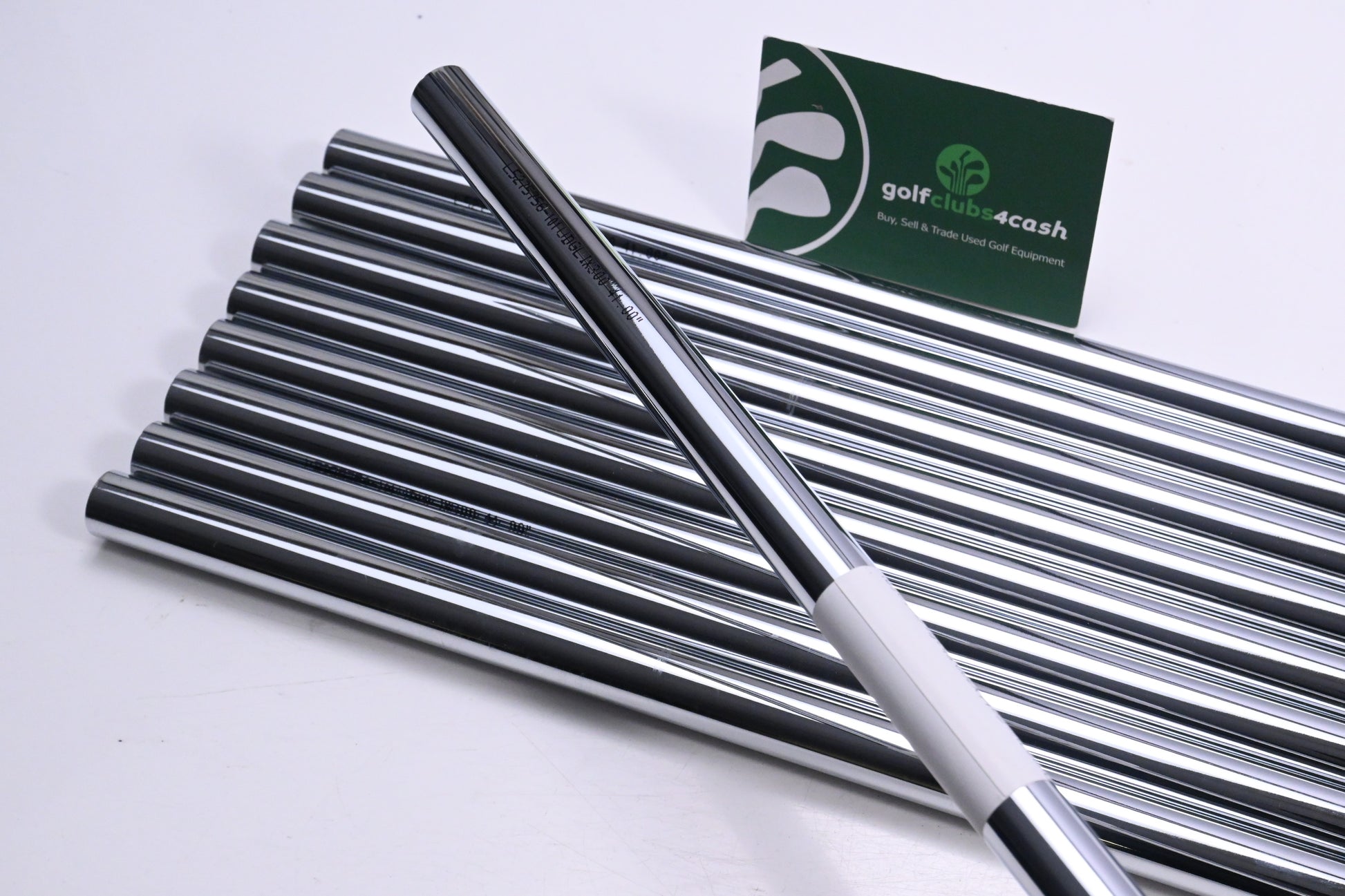 Dynamic Gold Iron Shafts / X-Flex / Set of 9 / .370" Parallel Tips
