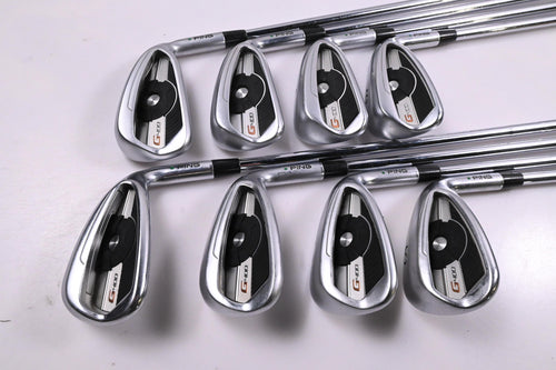 Ping G400 Irons / 5-PW+GW+SW / Green Dot / Regular Flex Ping AWT 2.0 Shafts