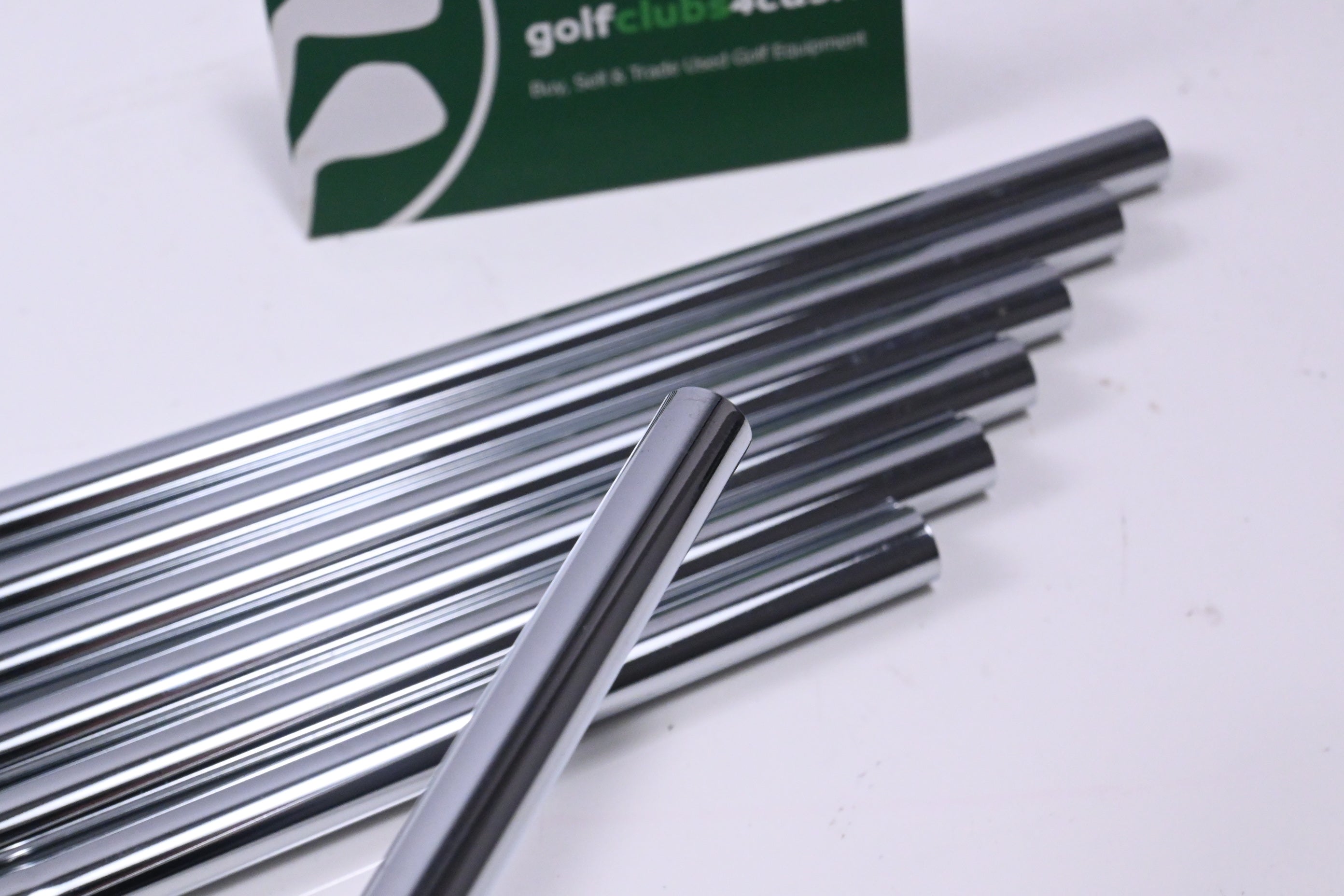 True Temper Tri-Gold Iron Shafts / X-Flex / Set of 7 / .370" Parallel Tips