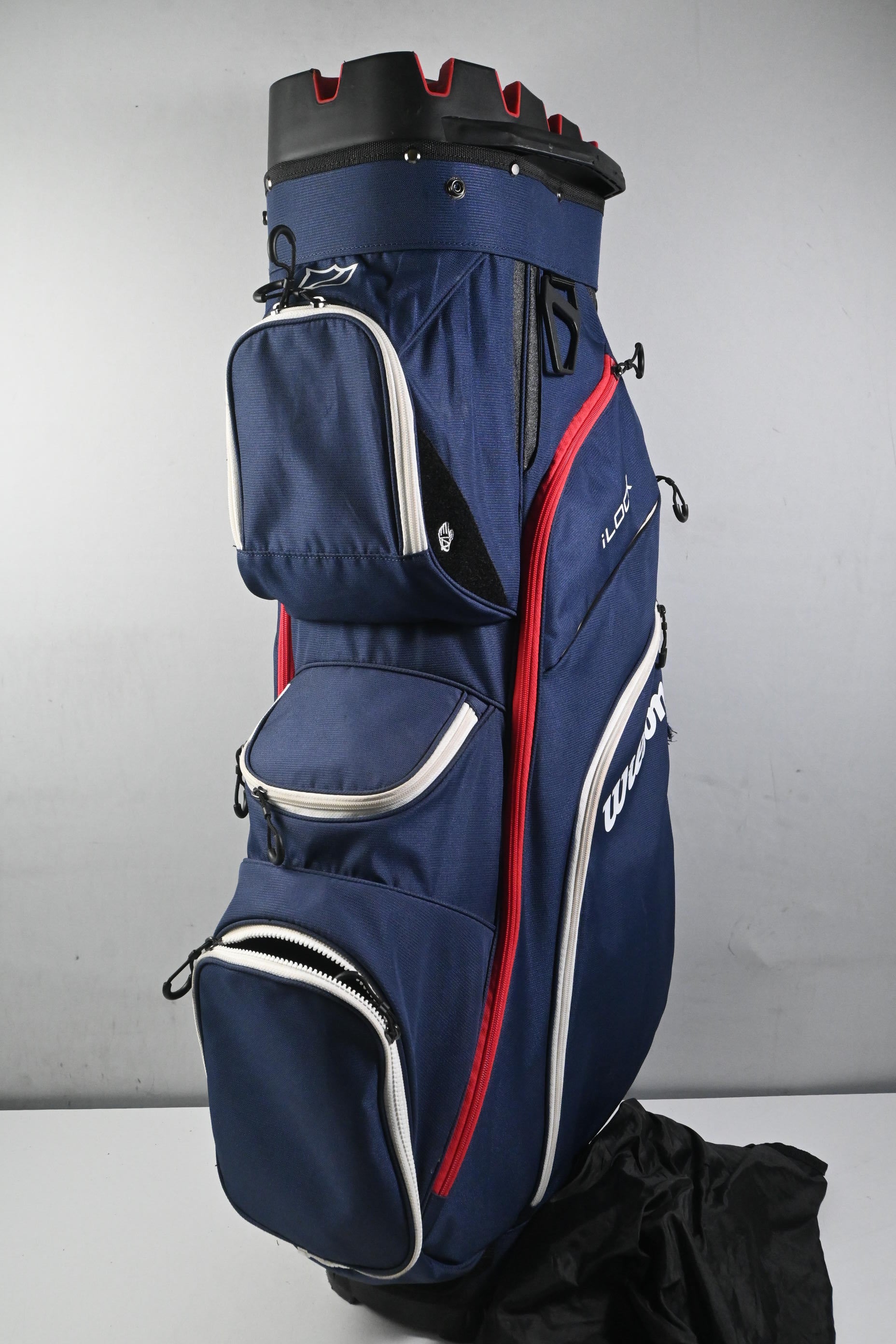 Wilson iLock Cart Bag / 14-Way Divider / Navy, White & Red