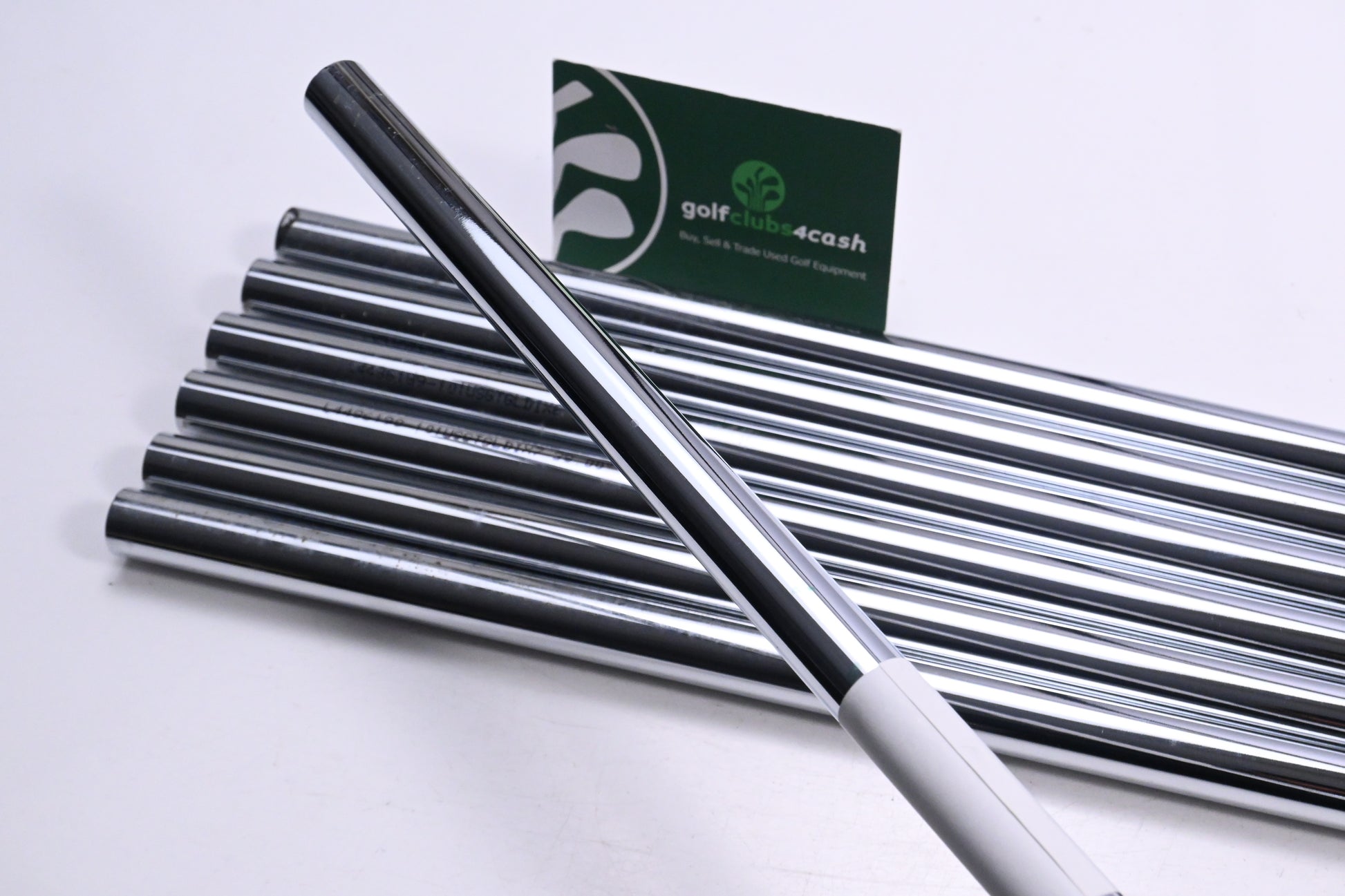 True Temper Tri-Gold Iron Shafts / X-Flex / Set of 7 / .370" Parallel Tips