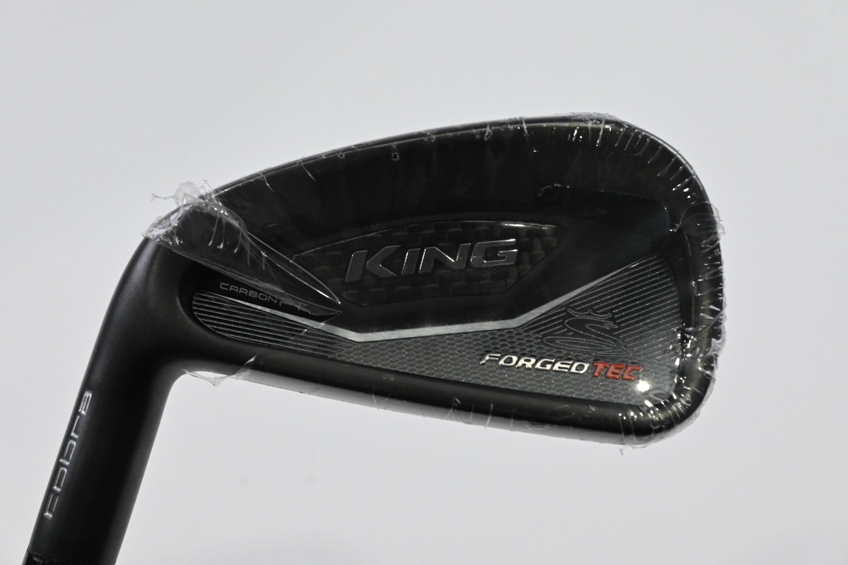Left Hand Cobra King Forged Tec Black #4 Iron / 21 Degree / Stiff Flex KBS Tour