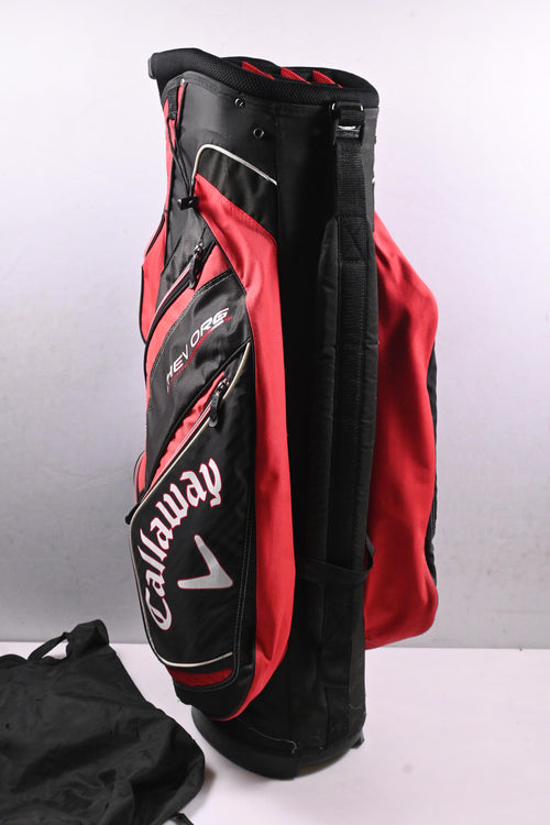 Callaway Chev Org Cart Bag / 14-Way Divider / Black, Red