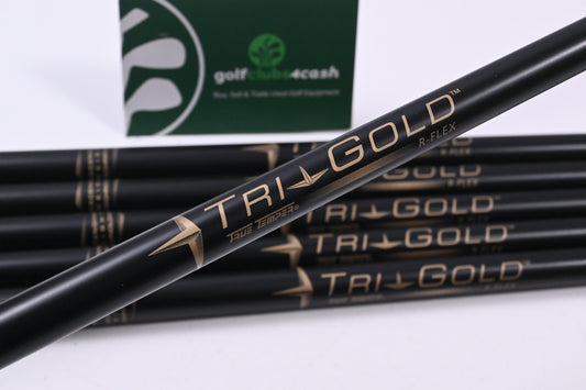 True Temper Tri Gold Iron Shafts / Regular Flex / Set of 6 / .370" Tip