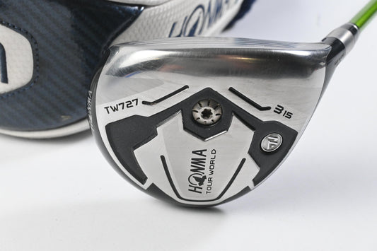 Honma TW727 #3 Wood / 15 Degree / Stiff Flex Vizard 65 Shaft