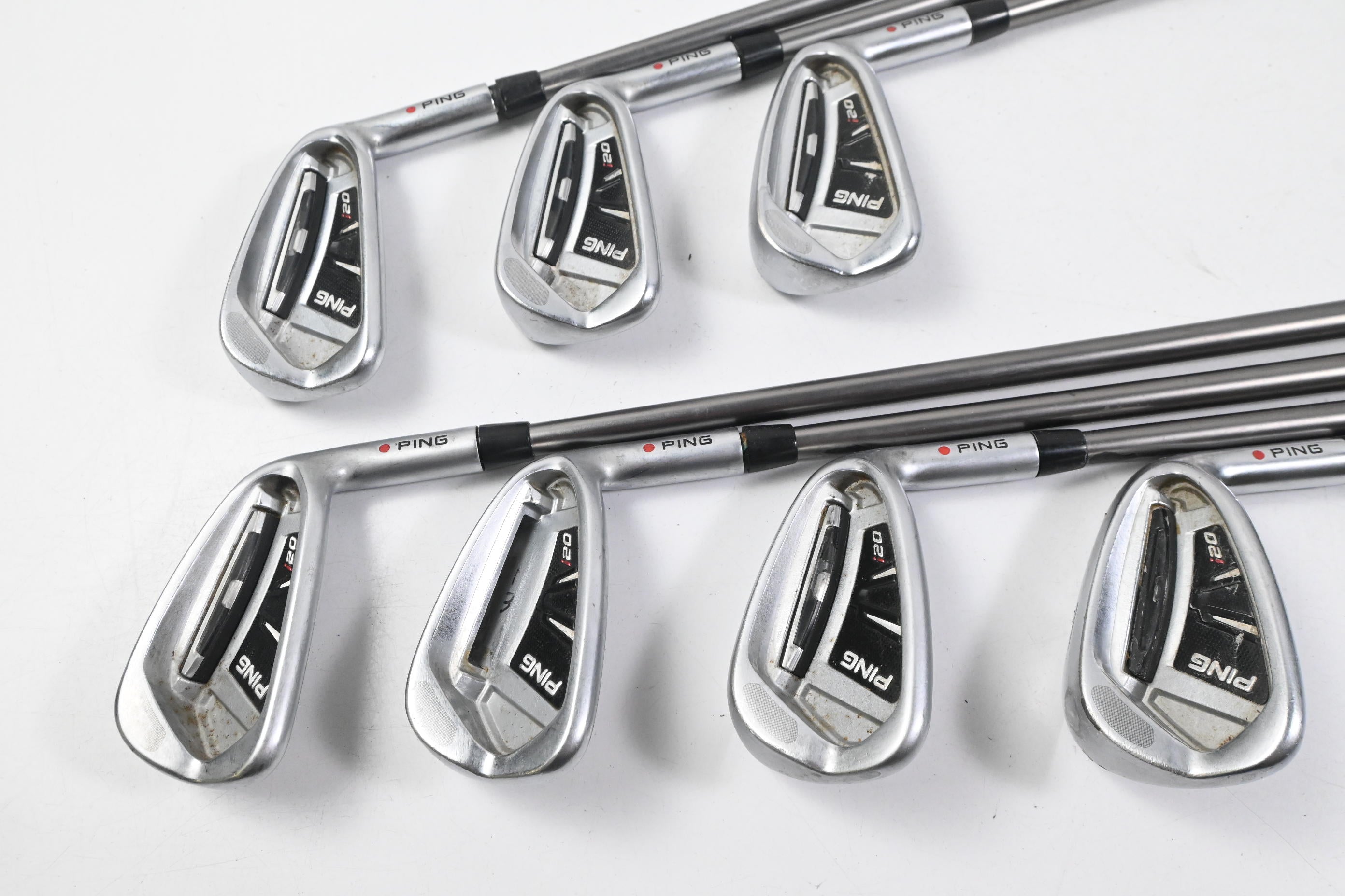 Ping i20 Irons / 4-PW / Orange Dot / Regular Flex Ping TFC 169I Shafts