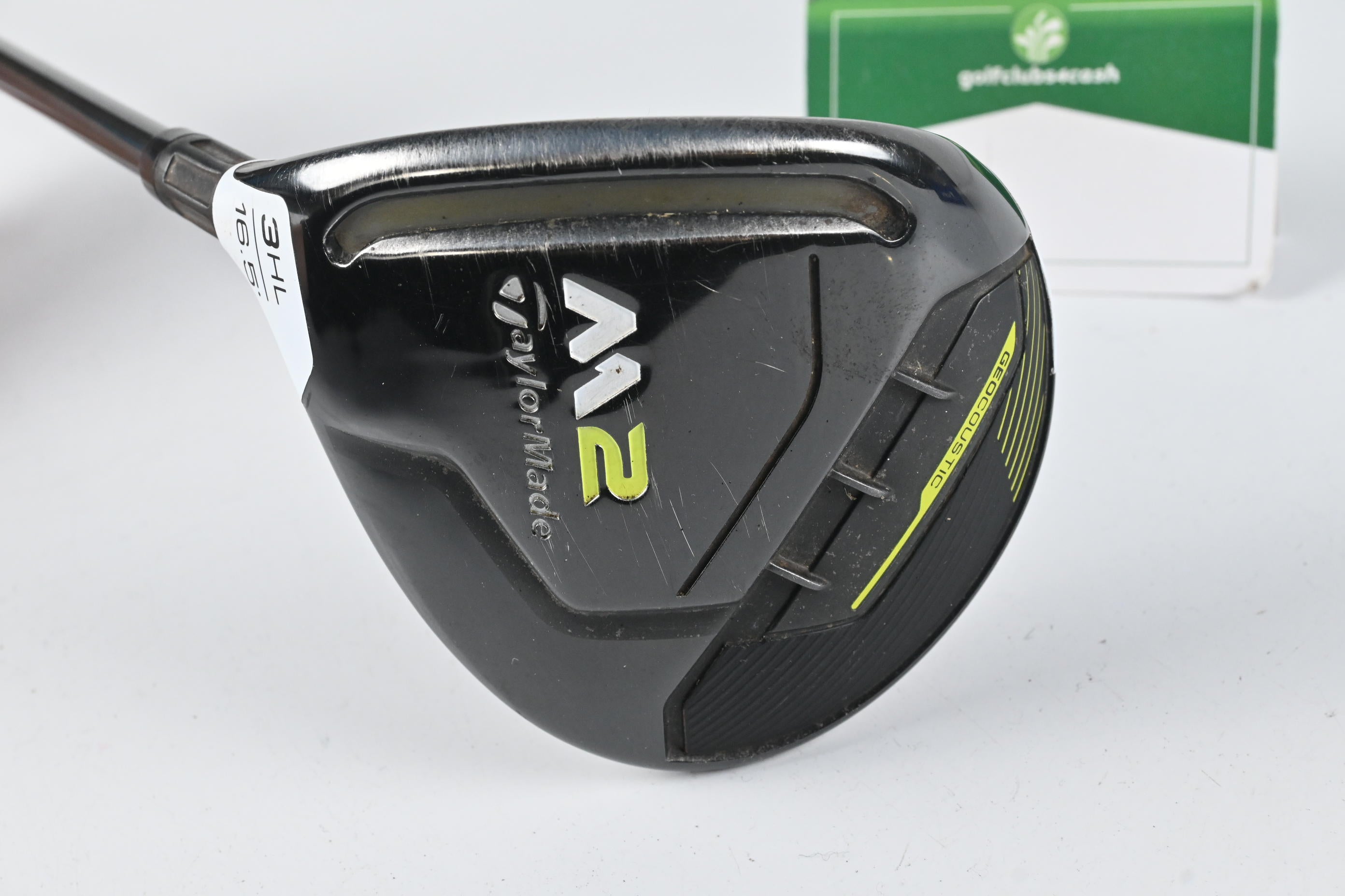 Left Hand Taylormade M2 2017 #3 HL Wood / 16.5 Degree / Regular Flex REAX 55