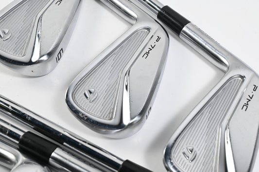 Left Hand Taylormade P7MC 2020 Irons / 4-PW / Stiff Flex KBS Tour Shaft