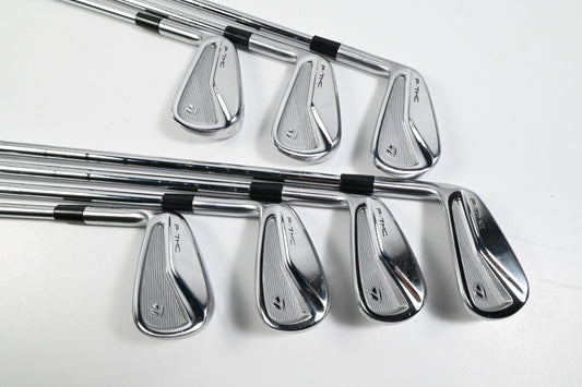 Left Hand Taylormade P7MC 2020 Irons / 4-PW / Stiff Flex KBS Tour Shaft