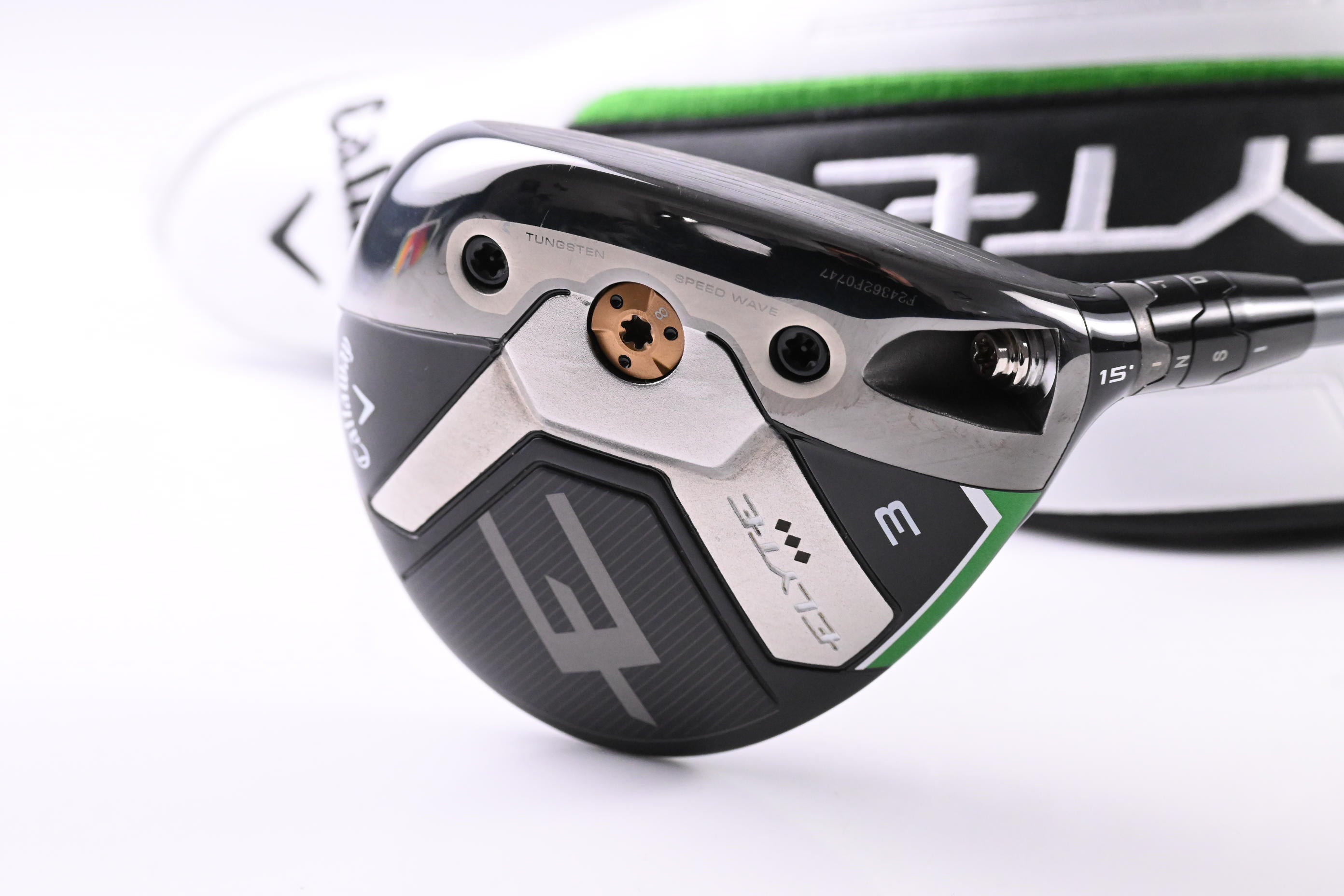 Callaway Elyte Triple Diamond #3 Wood / 15 Degree / X-Flex Denali Charcoal 70