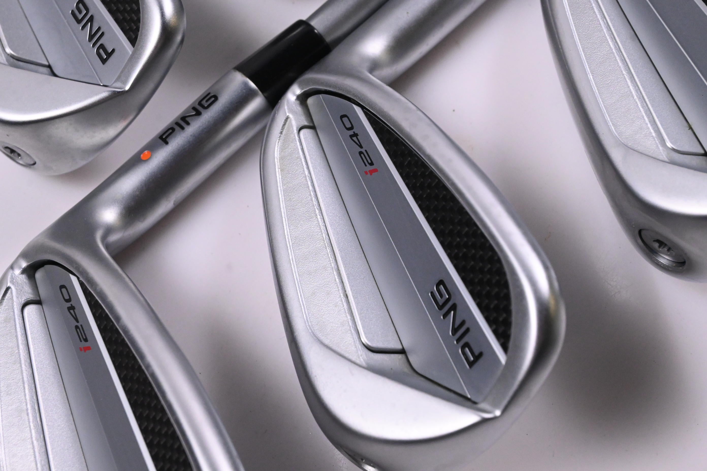 Ping I240 Irons / 7-PW+GW / Orange Dot / Senior Flex Ping Alta Quick 45 Shafts