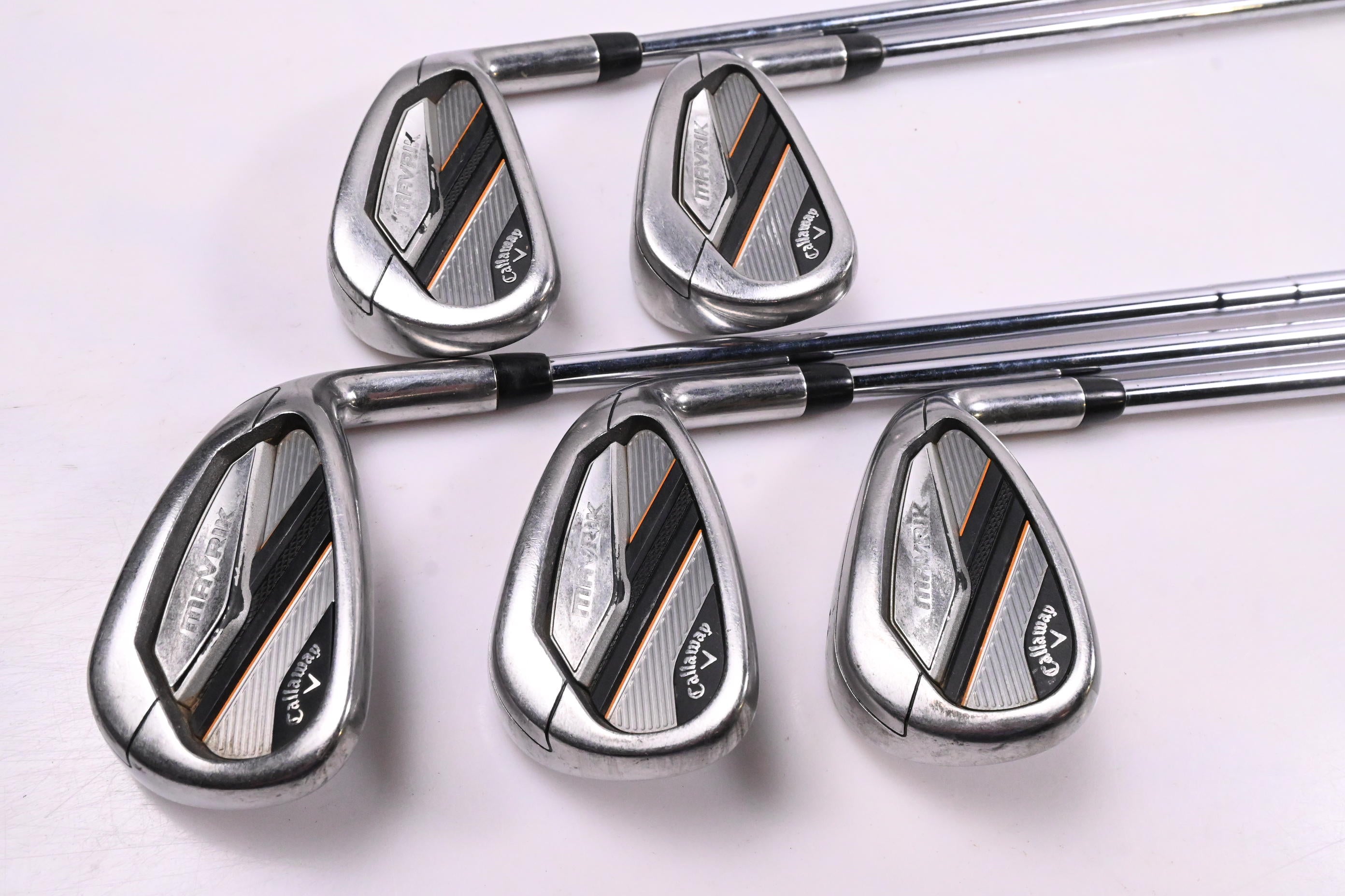 Callaway Mavrik Irons / 6-PW / Stiff Flex Elevate 105 VSS Pro Shafts