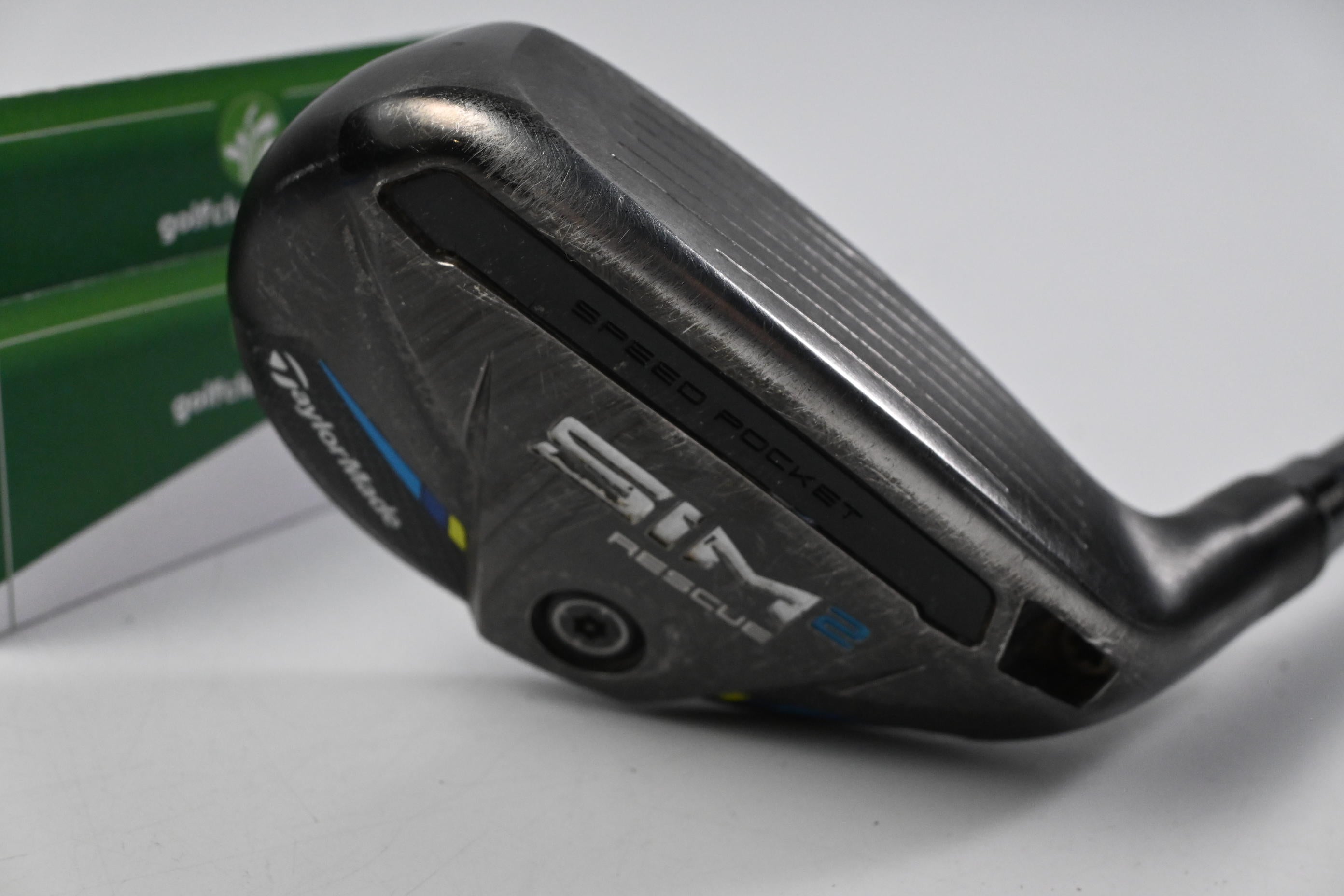 Taylormade SIM2 #2 Hybrid / 17 Degree / Stiff Flex Tensei AV RAW Blue 80 Shaft
