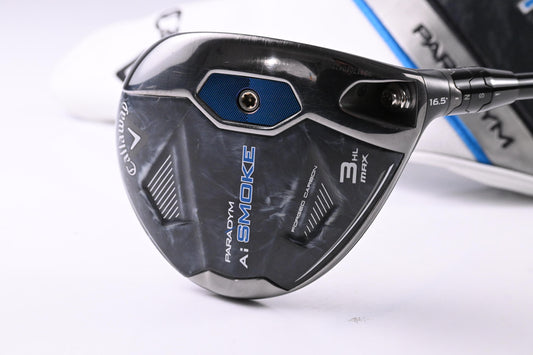 Callaway Paradym Ai Smoke Max #3HL Wood / 16.5 Degree / Regular Flex Kai'Li Red