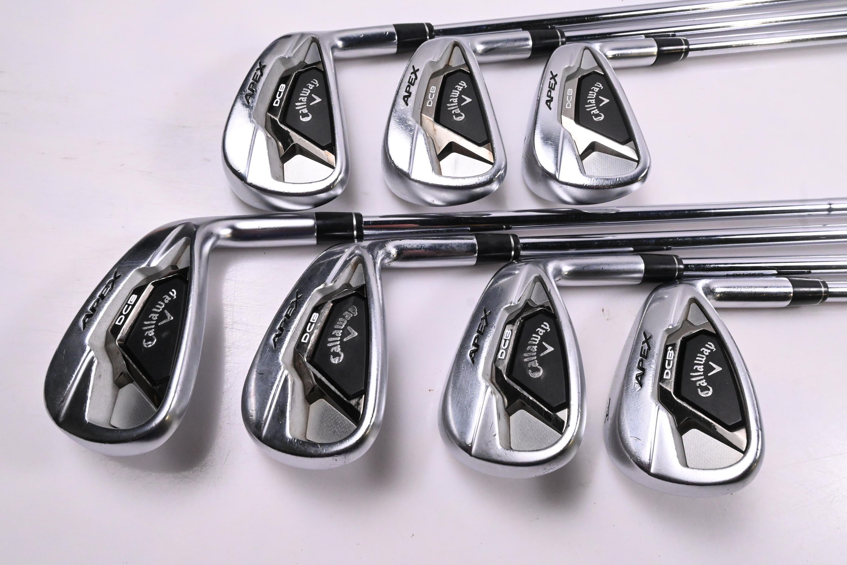 Callaway Apex DCB Irons / 5-PW+AW / Regular Flex Elevate ETS 85 Shafts