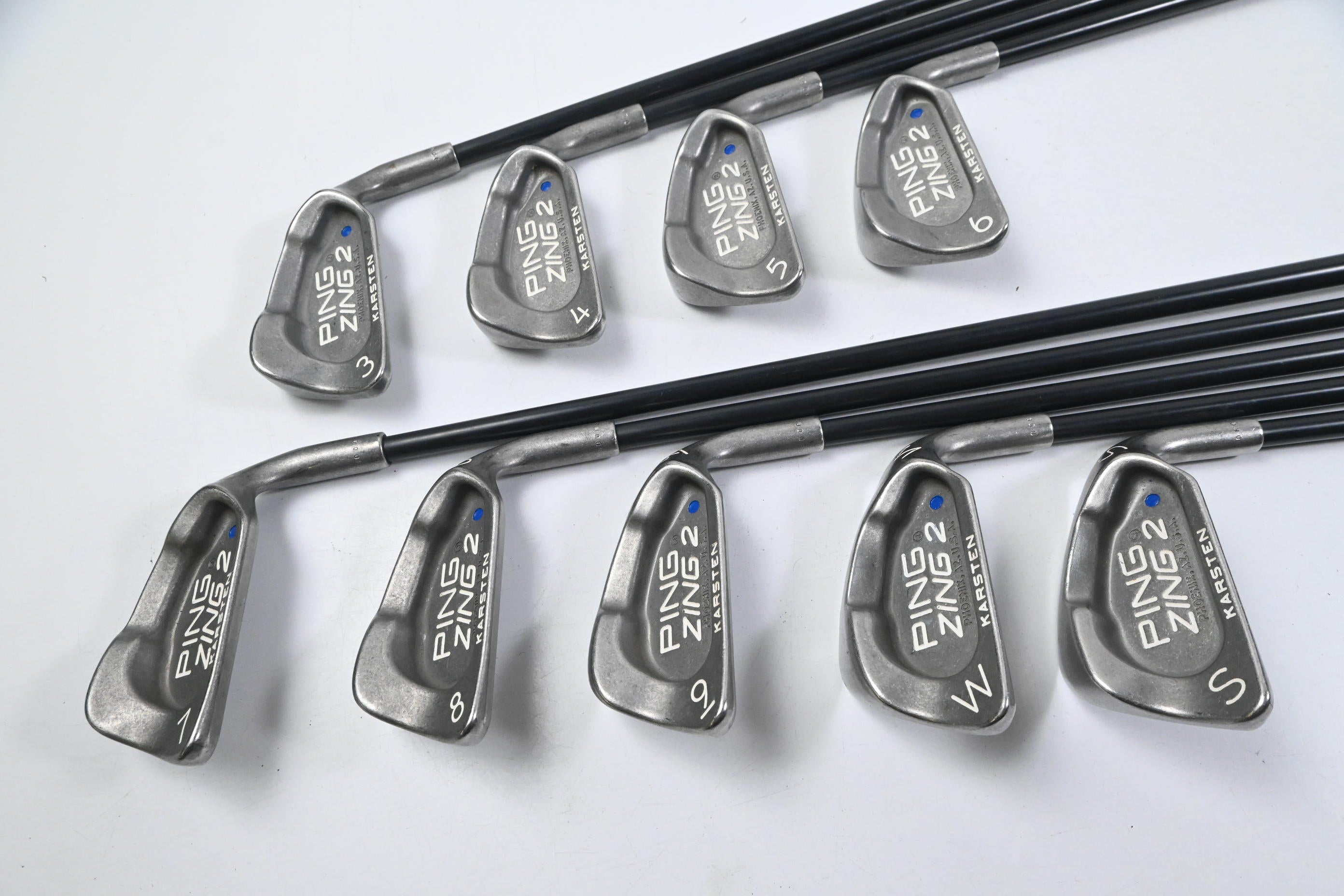 Ping Zing 2 Irons / 3-PW+SW / Blue Dot / Senior Flex Ping Aldila Shafts