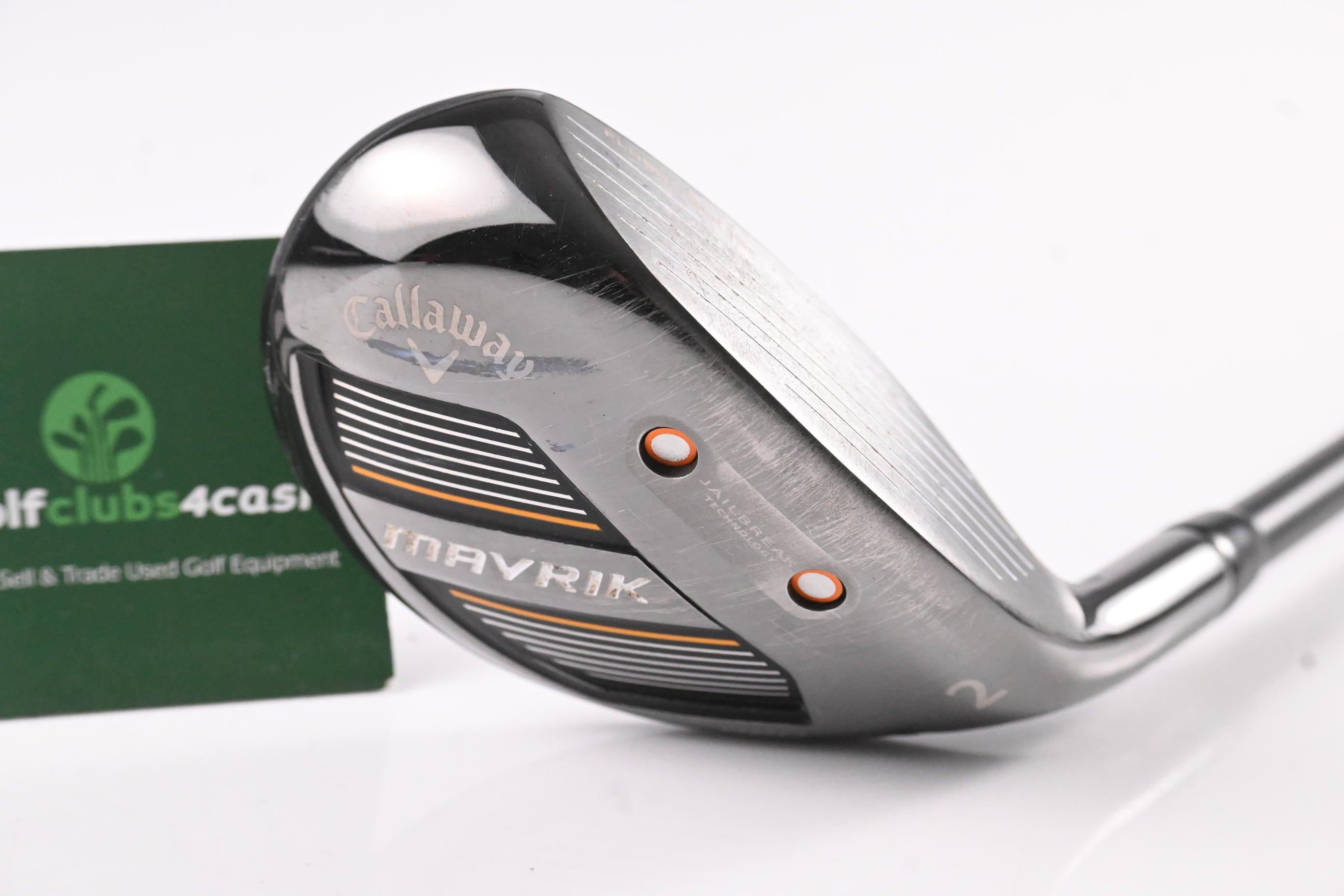 Callaway Mavrik Pro #2 Hybrid / 18 Degree / Stiff Flex KBS Hybrid 80 Shaft