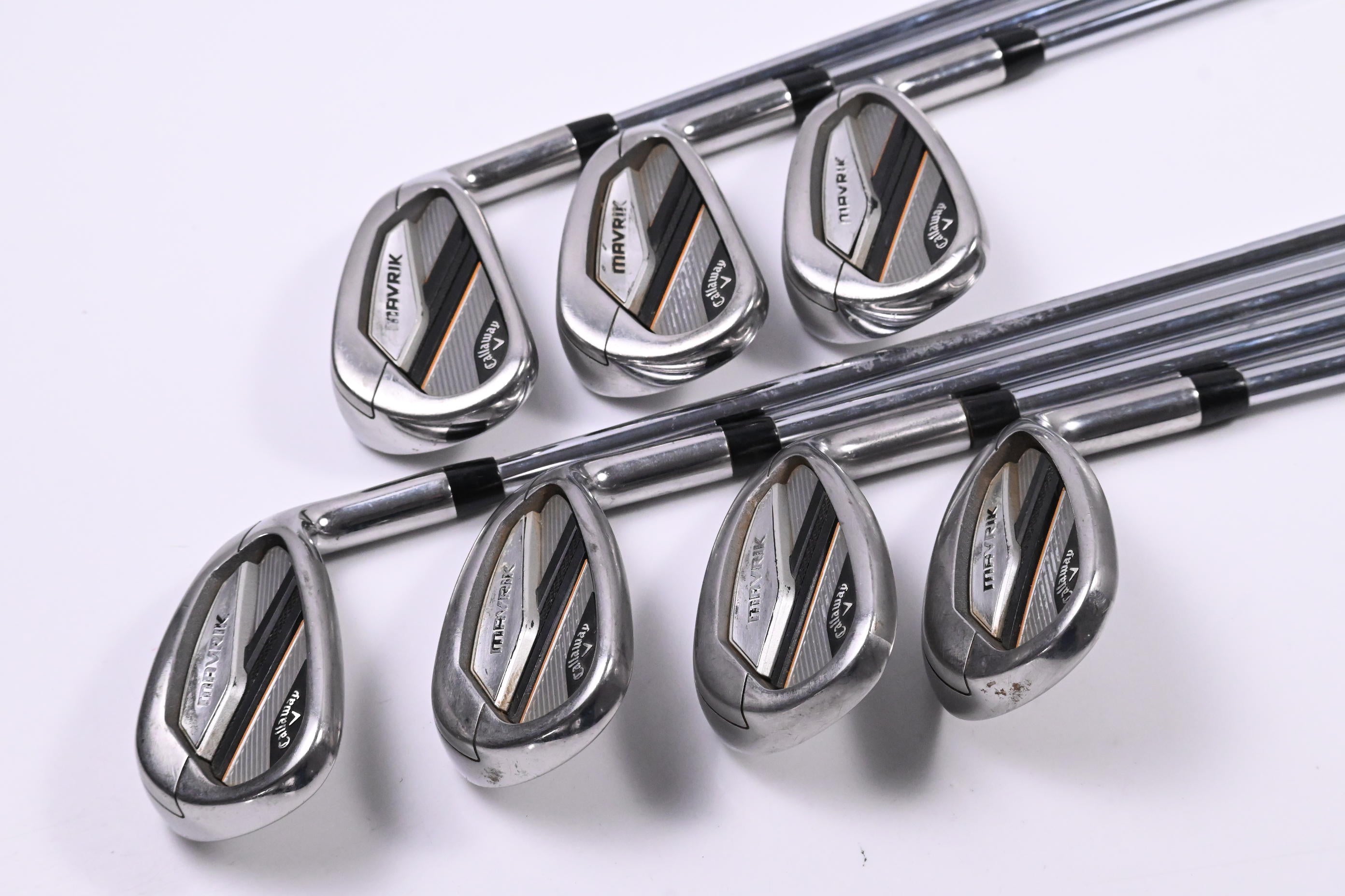 Callaway Mavrik Irons / 6-PW+AW+GW / Regular Flex KBS MAX 80 Shafts