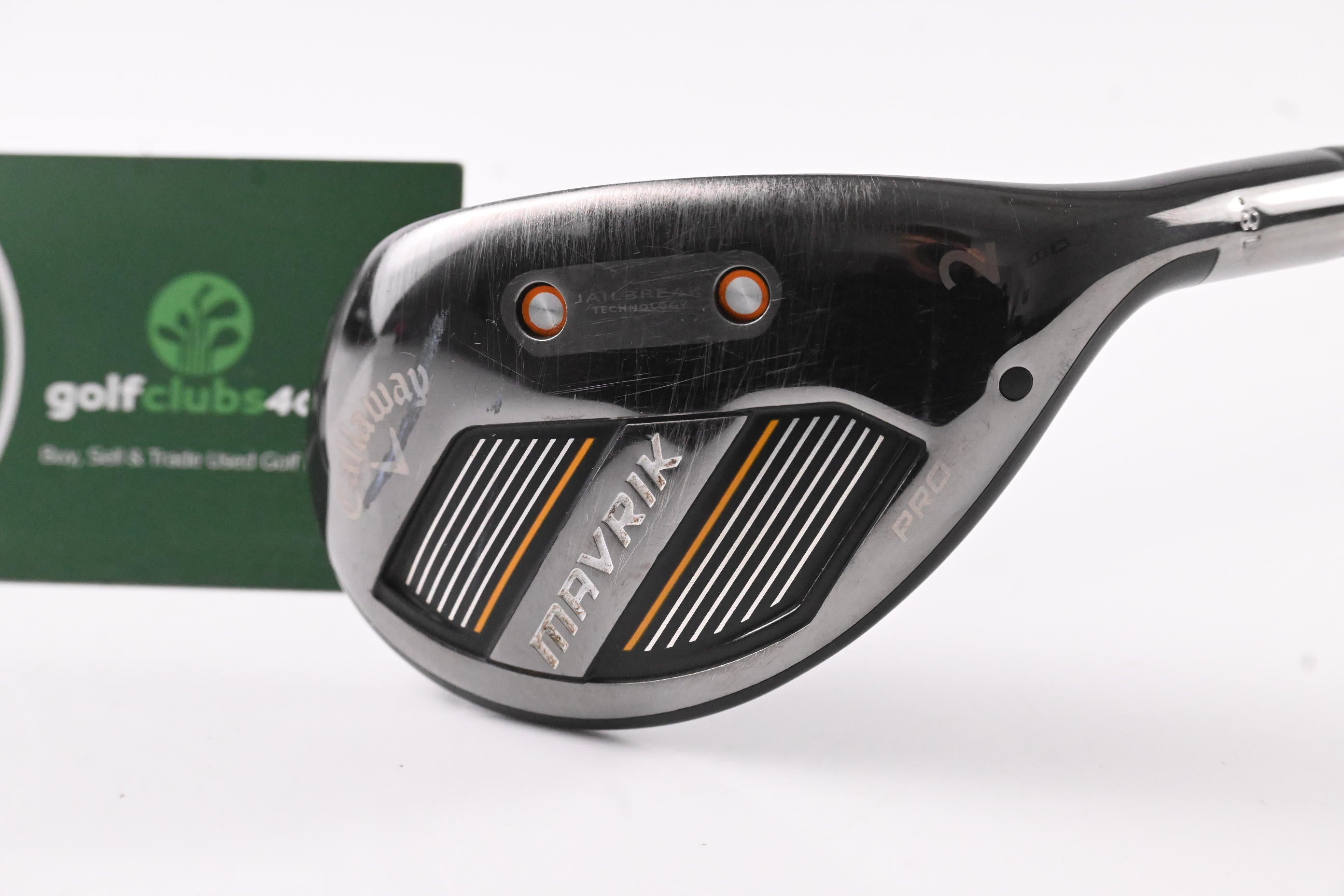 Callaway Mavrik Pro #2 Hybrid / 18 Degree / Stiff Flex KBS Hybrid 80 Shaft